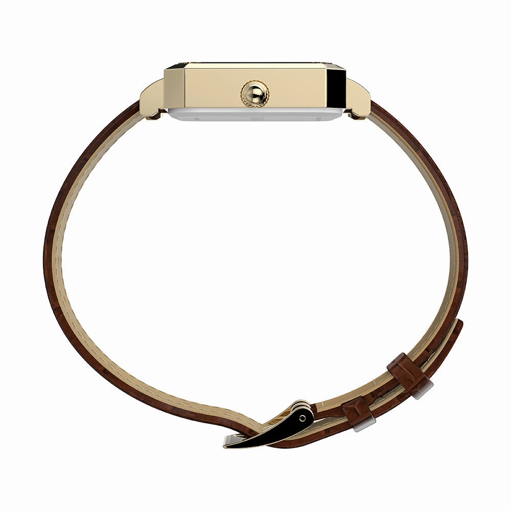 Dress 3-Hand 21mm Leather Band