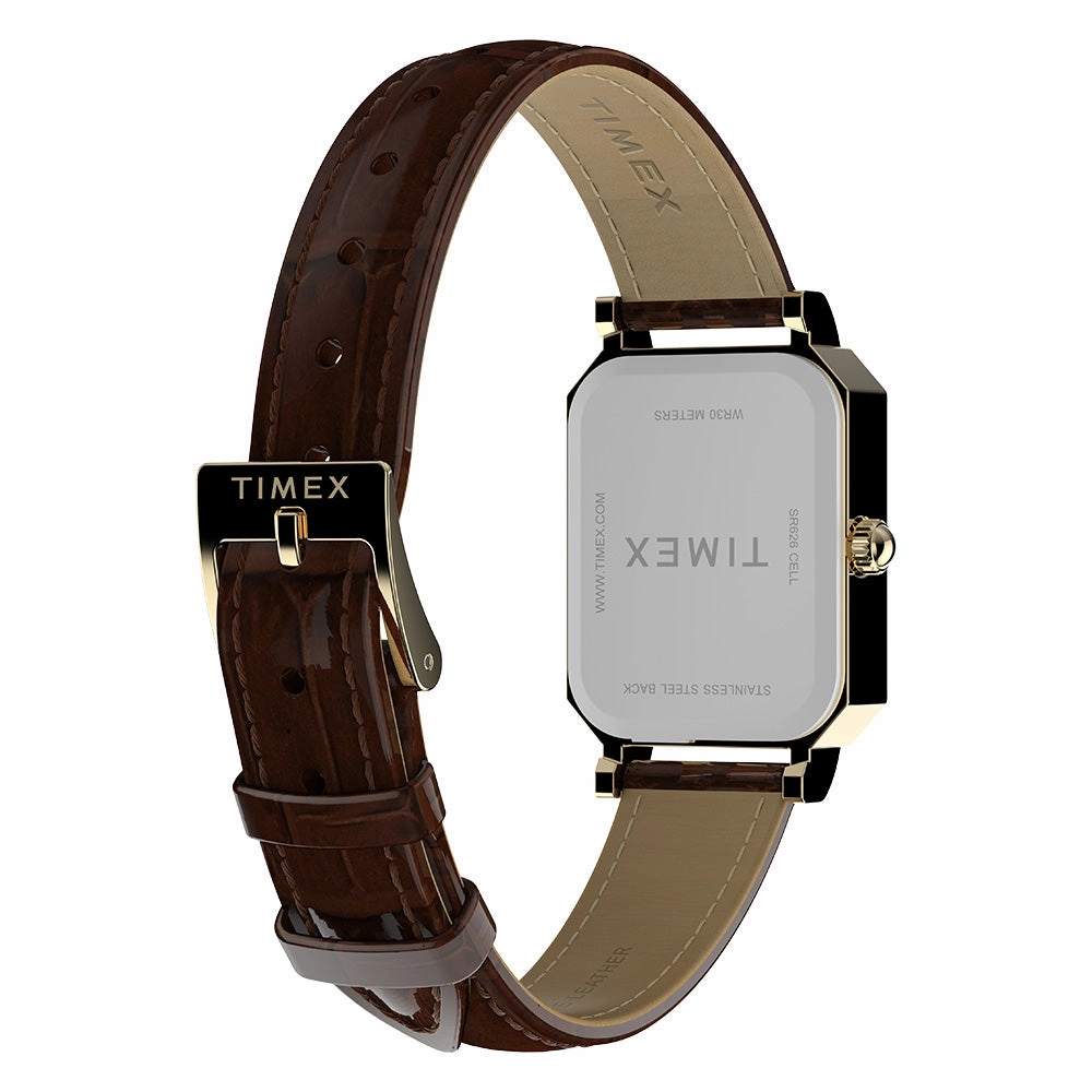 Dress 3-Hand 21mm Leather Band