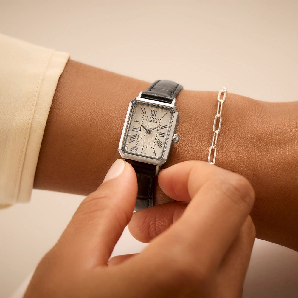 Dress 3-Hand 21mm Leather Band