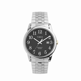 Easy Reader With Perfect Fit Date 38mm Stainless Steel Band