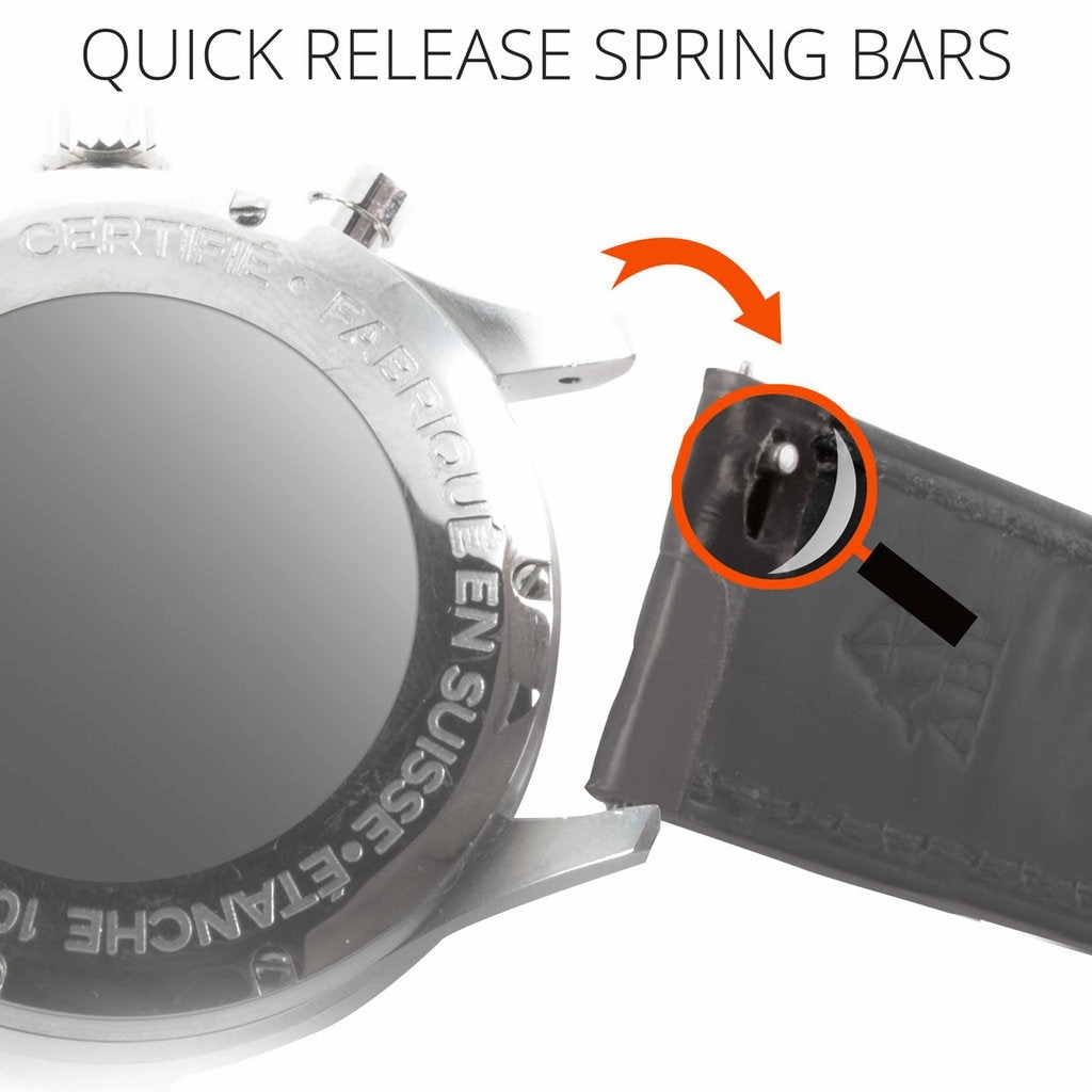 Eco-friendly "Porcelain" watch strap - Sturgeon