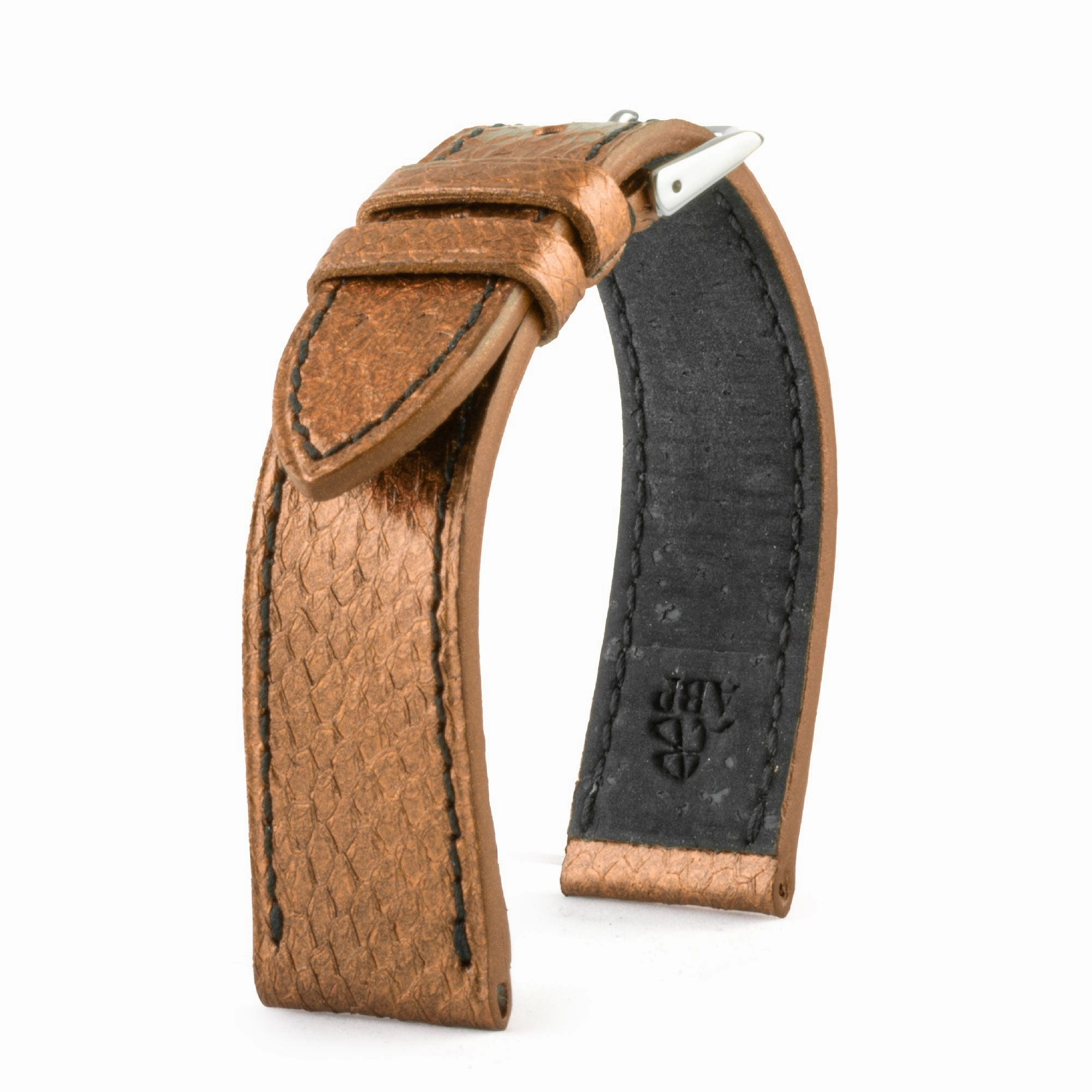 Eco-friendly "Upcycling"" watch strap - Golden trout