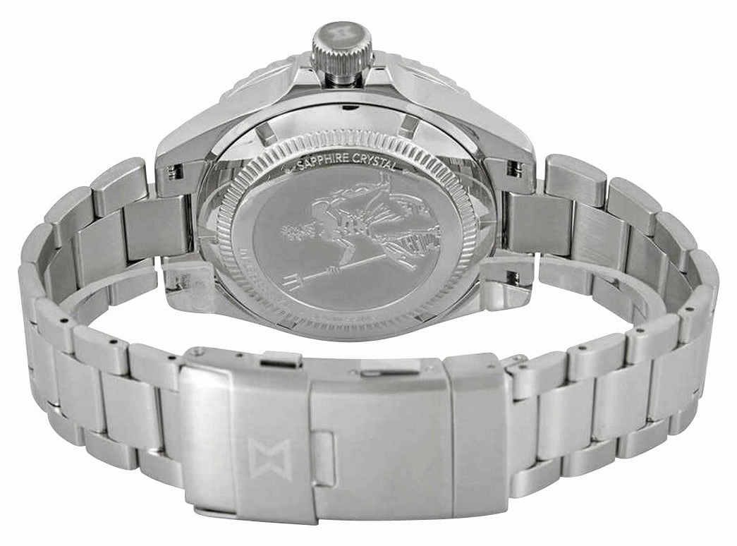 Edox Skydiver Neptunian Automatic Stainless Steel Orange Dial Date Divers Mens Watch 80120-3NM-ODN