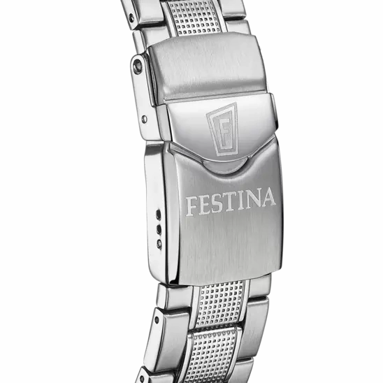 Elegant Festina Originals Men's Timepiece with Black Stainless Steel Bracelet F20669/3