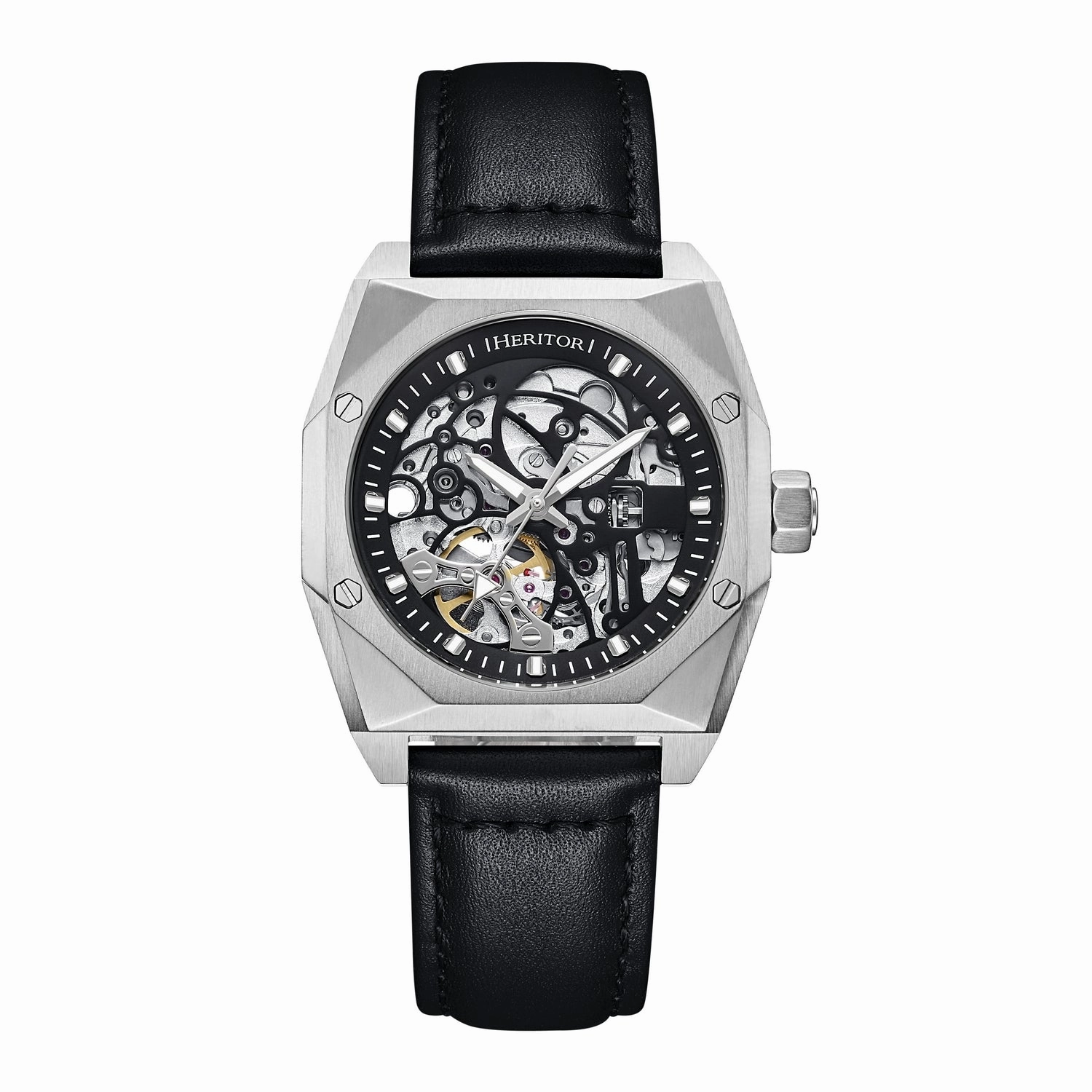 Elliott Leather-Band Watch