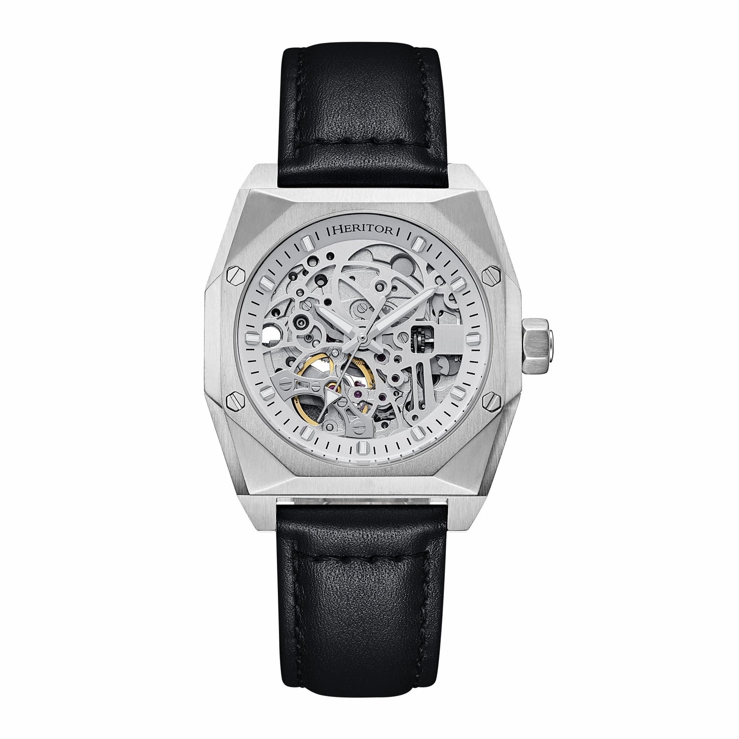 Elliott Leather-Band Watch