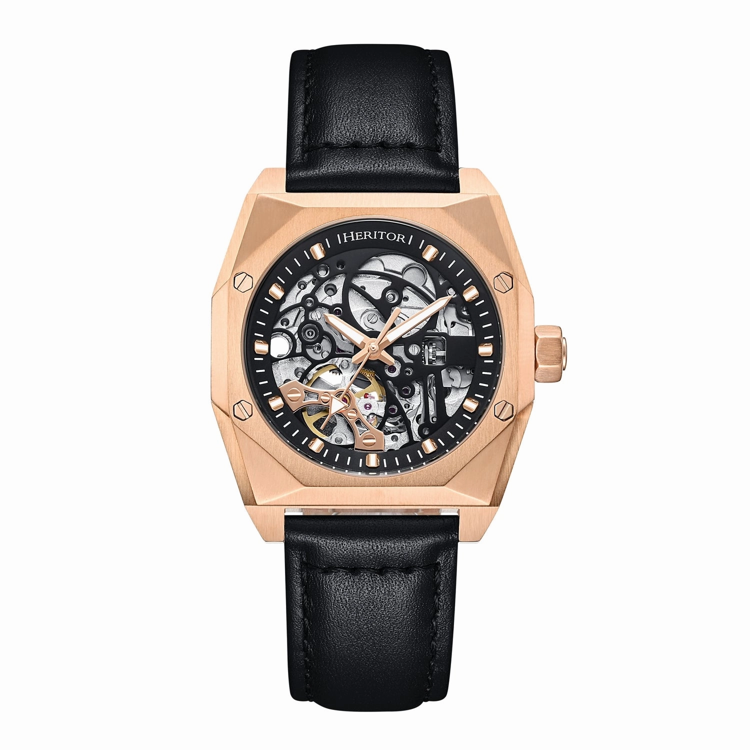 Elliott Leather-Band Watch