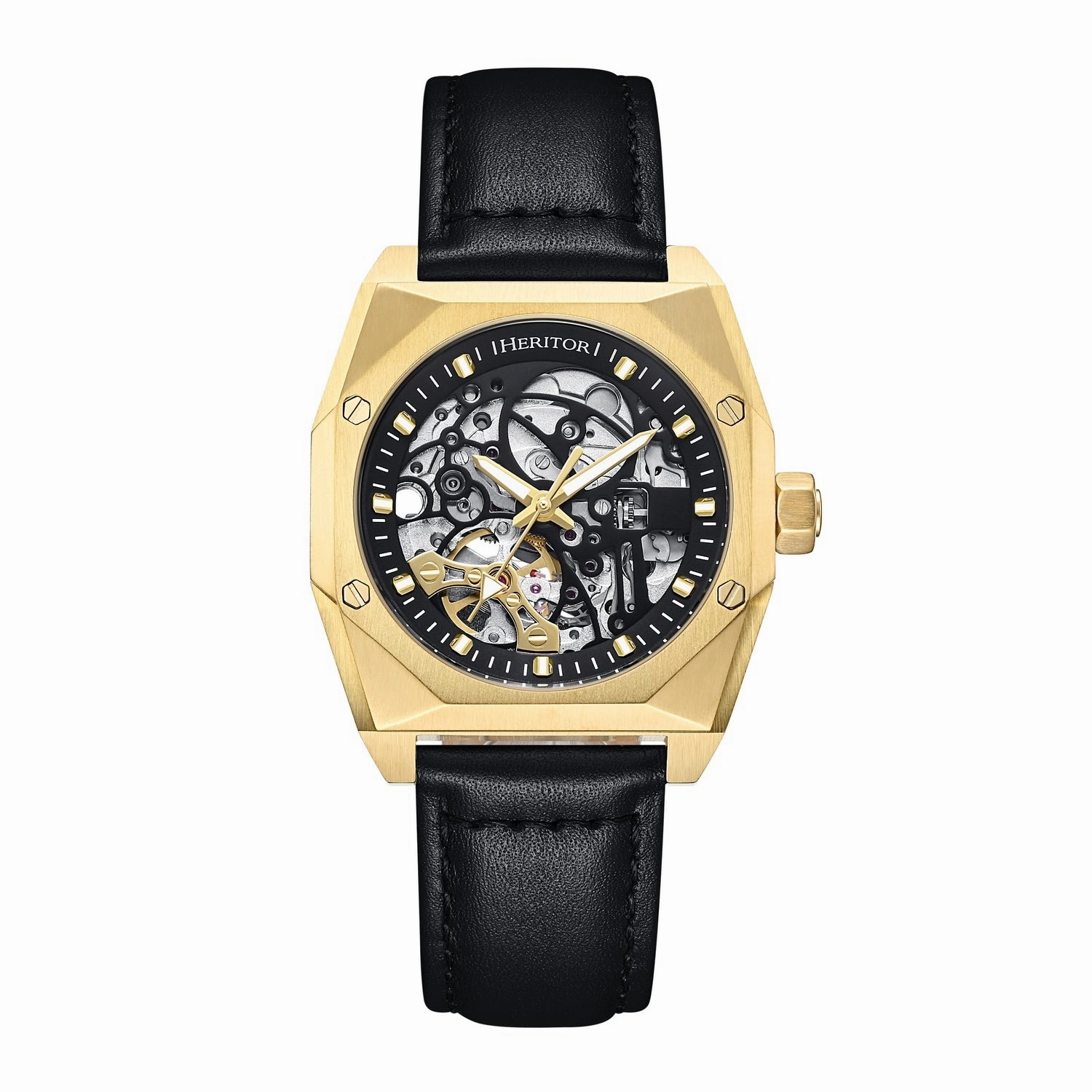 Elliott Leather-Band Watch