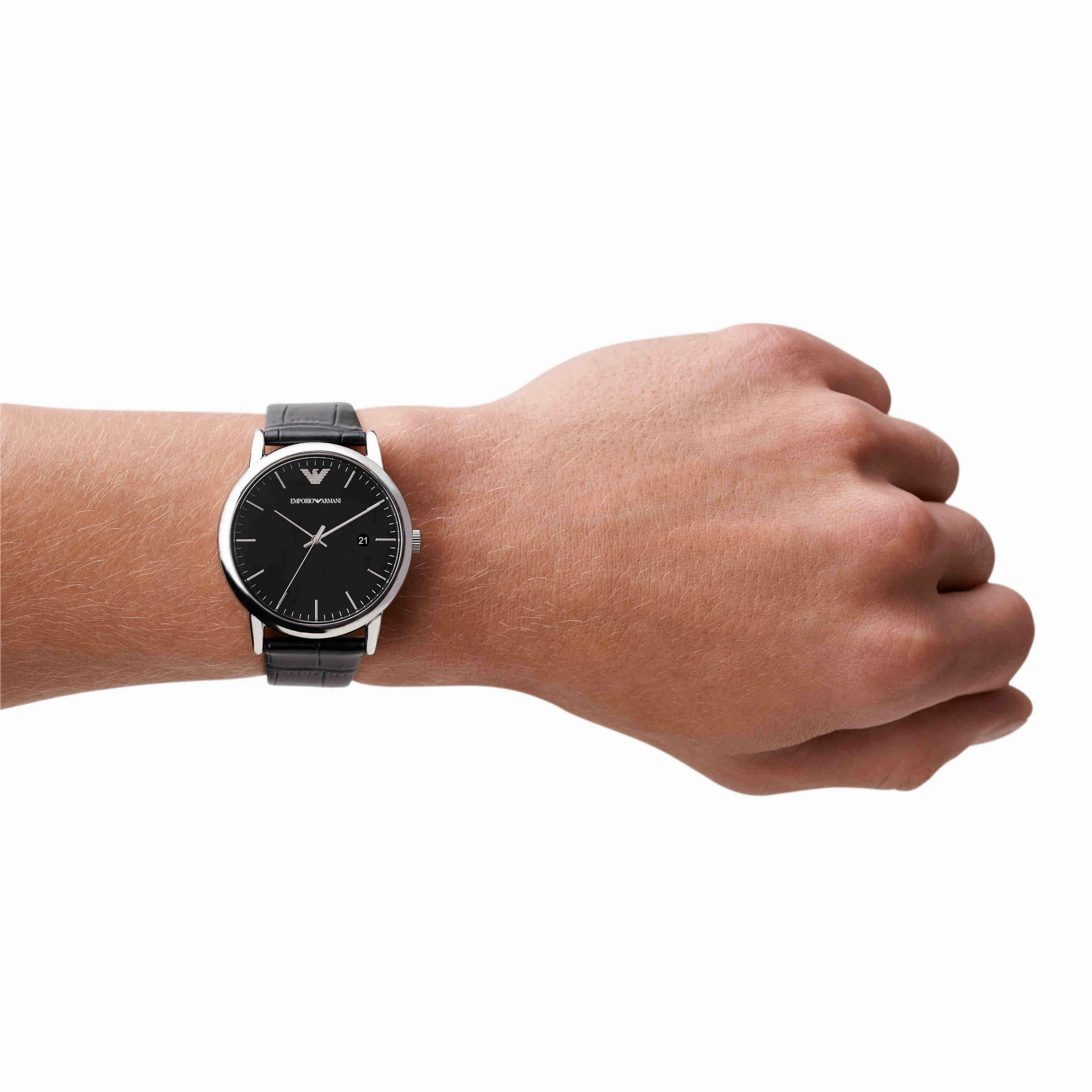 Emporio Armani Black Analogue Watch AR2500