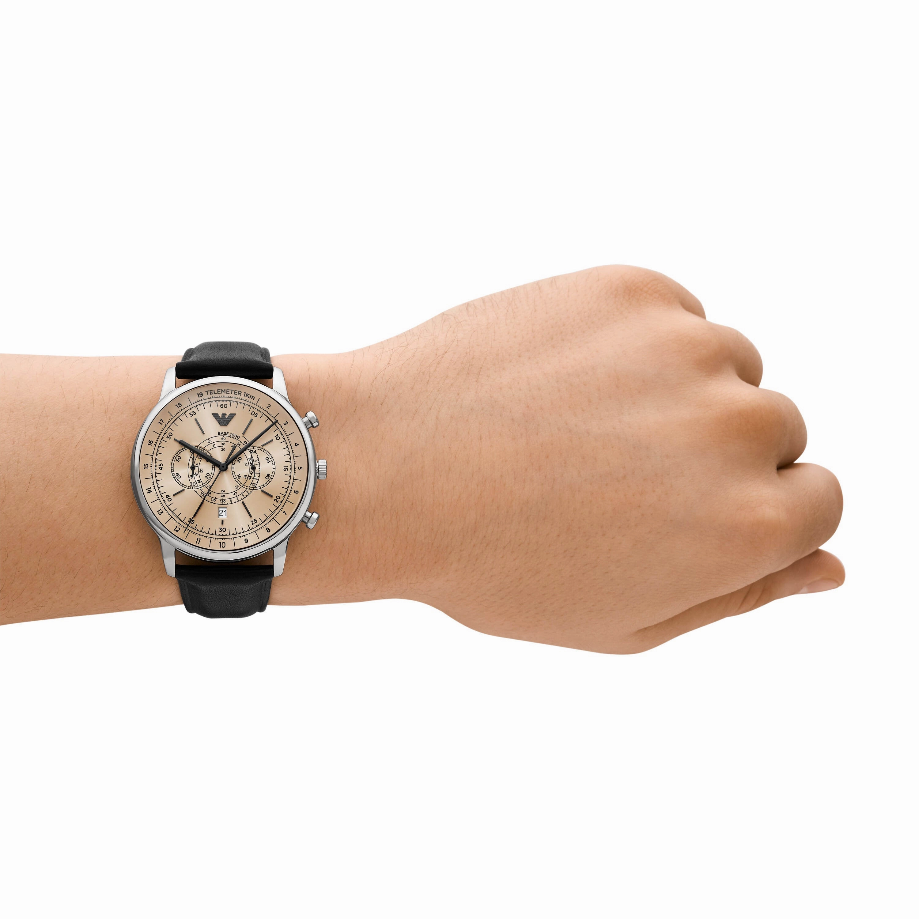 Emporio Armani Black Chronograph Watch AR11634