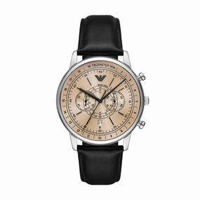 Emporio Armani Black Chronograph Watch AR11634