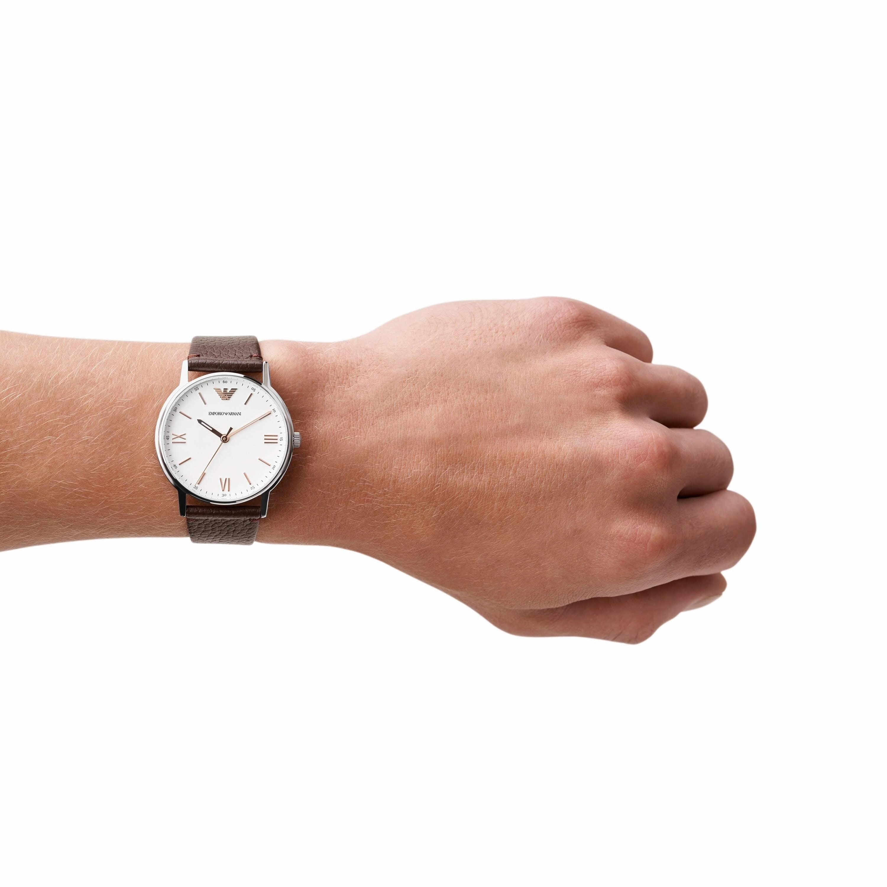 Emporio Armani Brown Analogue Watch AR11173