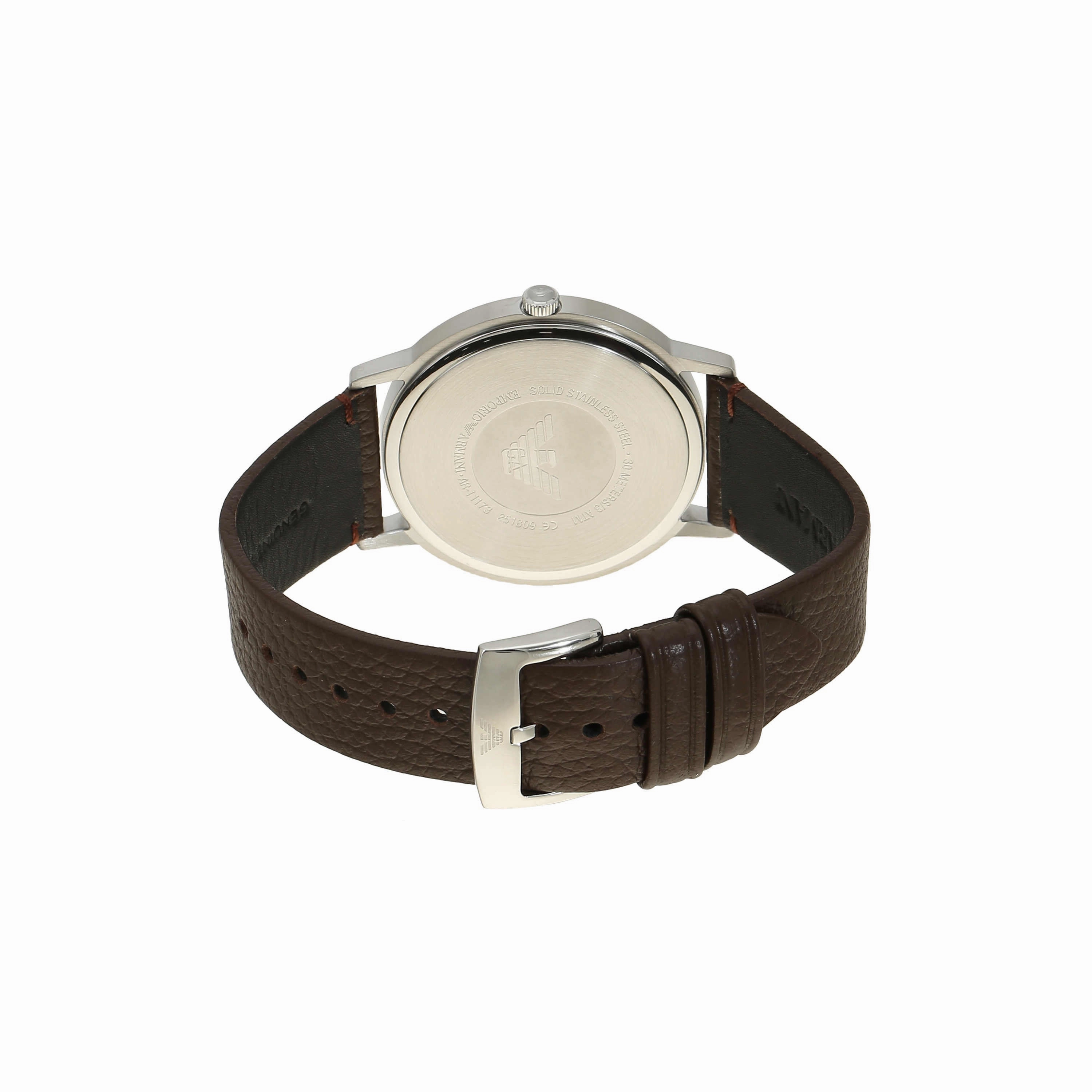 Emporio Armani Brown Analogue Watch AR11173