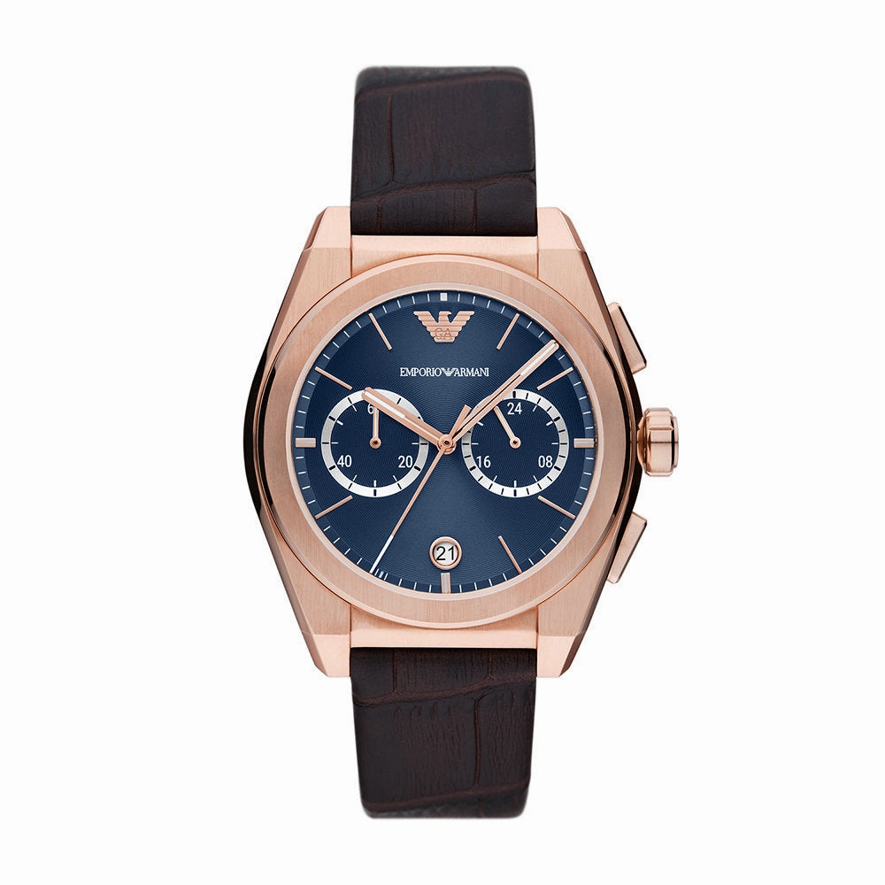 Emporio Armani Brown Chronograph Watch AR11563