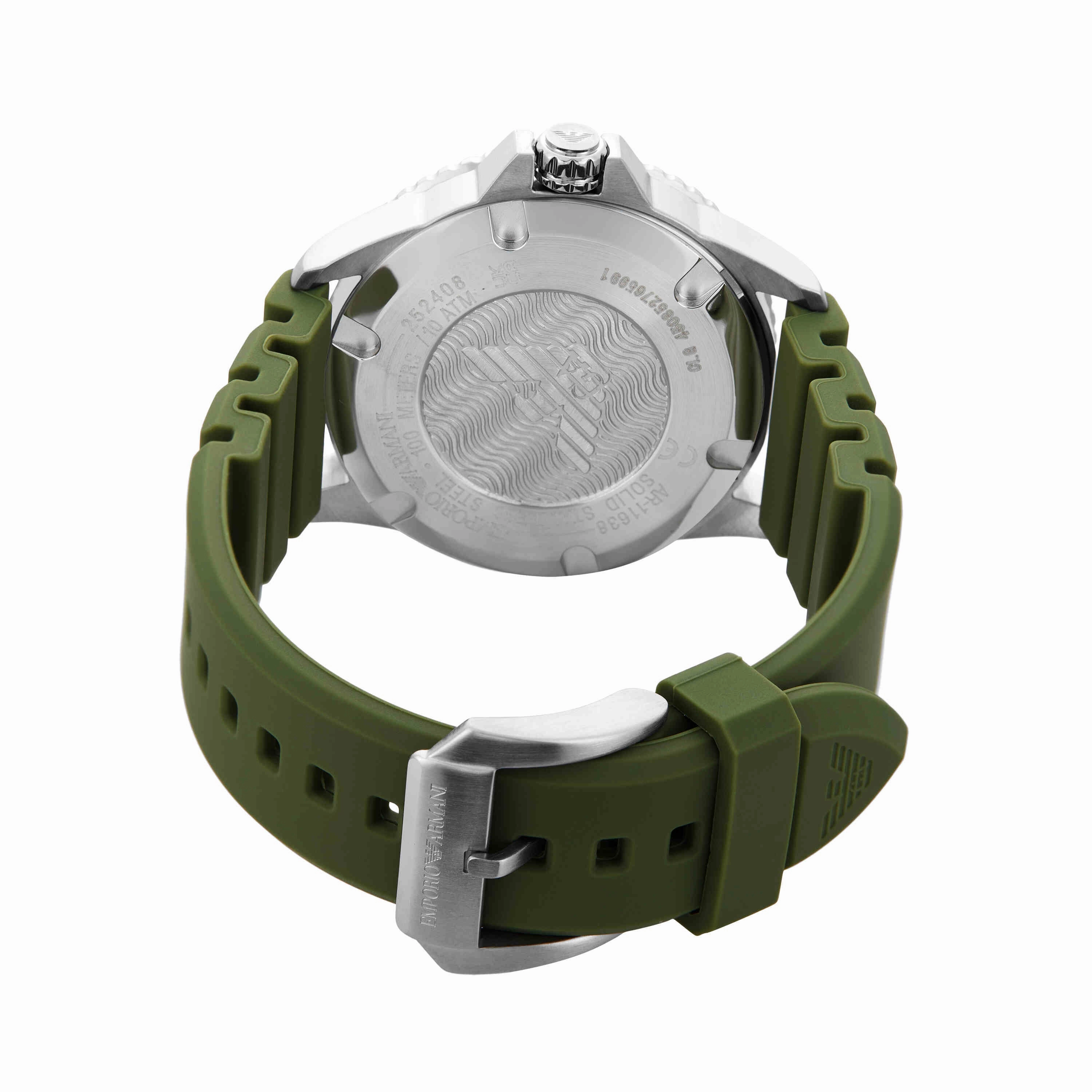 Emporio Armani Green Analogue Watch AR11638
