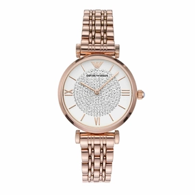 Emporio Armani Rose Gold Tone Analogue Watch AR11244