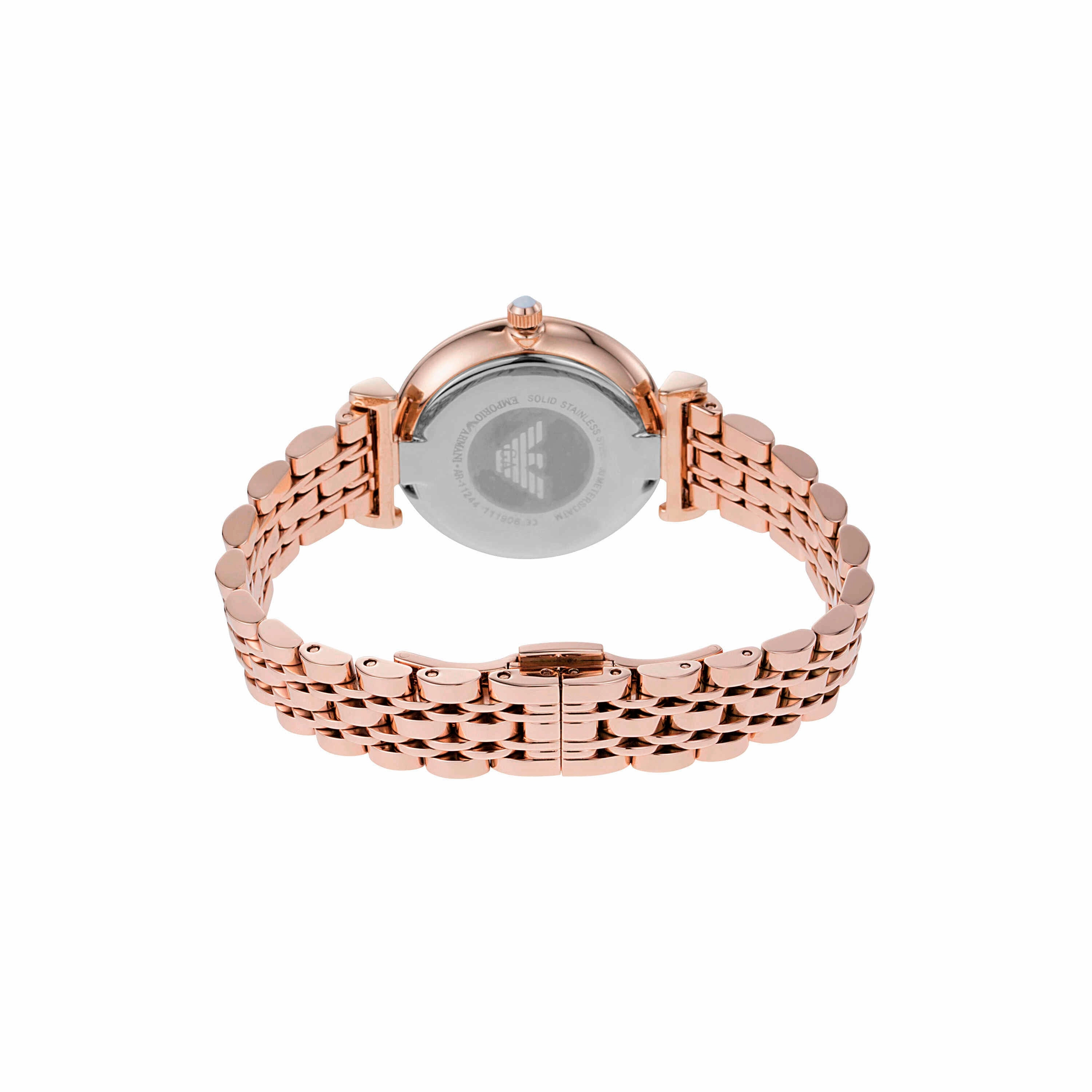 Emporio Armani Rose Gold Tone Analogue Watch AR11244