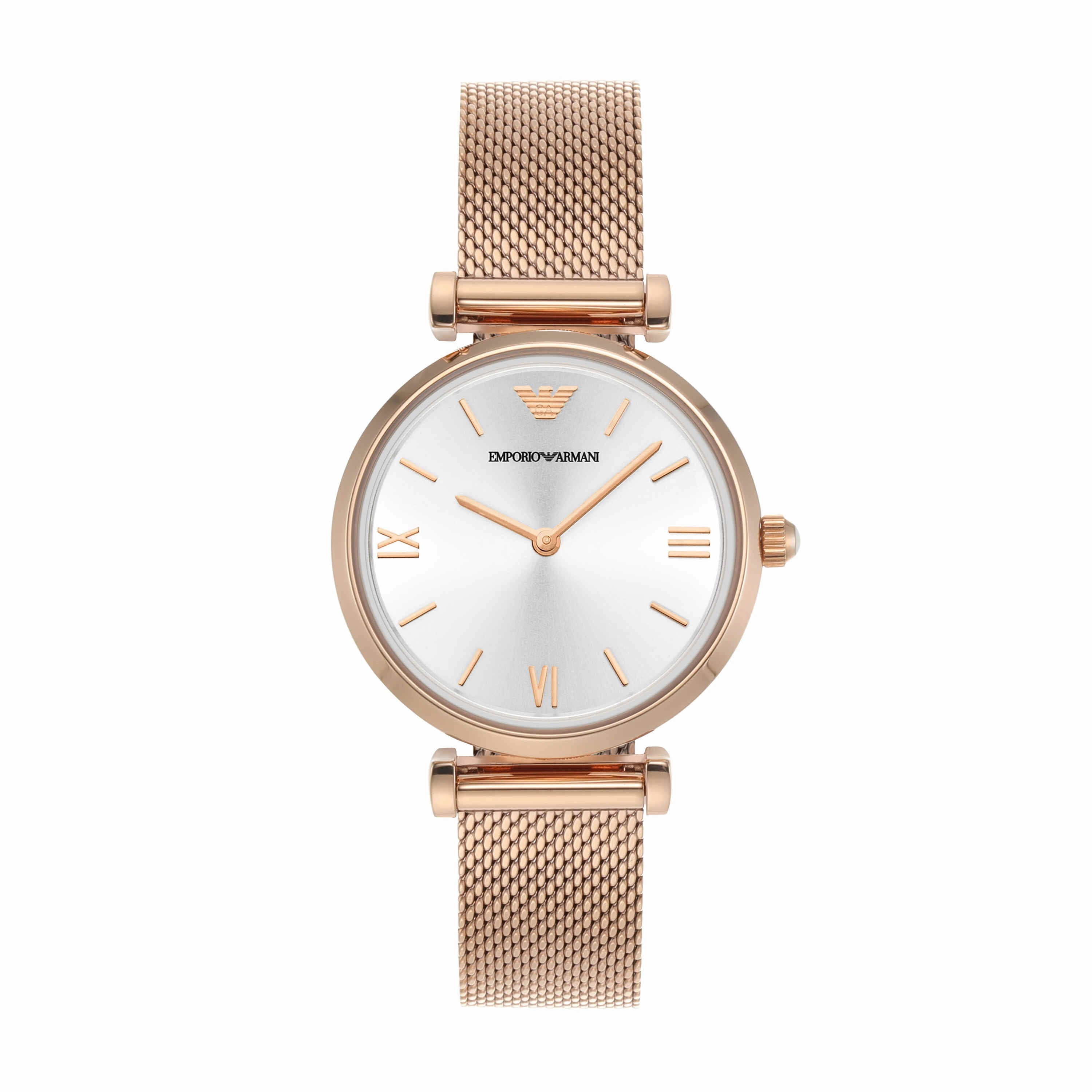 Emporio Armani Rose Gold-Tone Analogue Watch AR1956