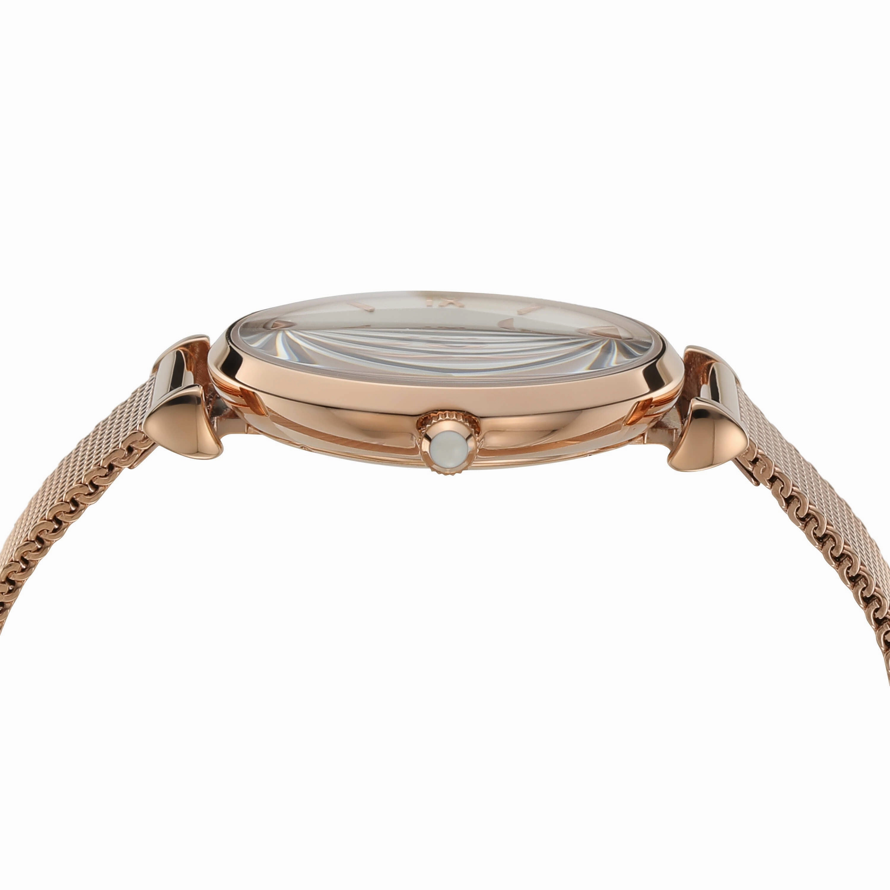 Emporio Armani Rose Gold-Tone Analogue Watch AR1956