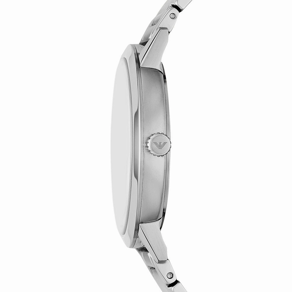 Emporio Armani Silver Tone Analogue Watch AR11575