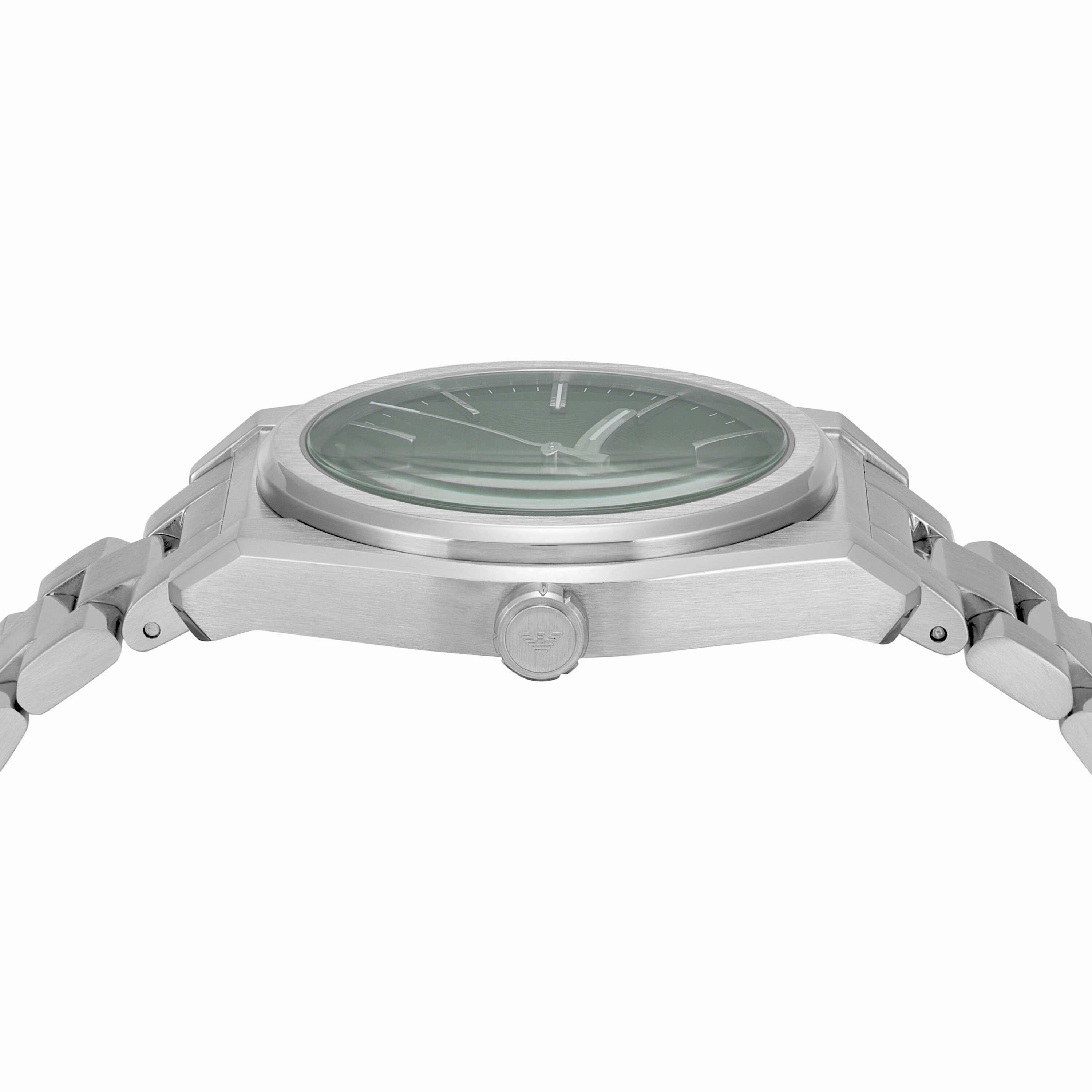 Emporio Armani Silver Tone Analogue Watch AR11621
