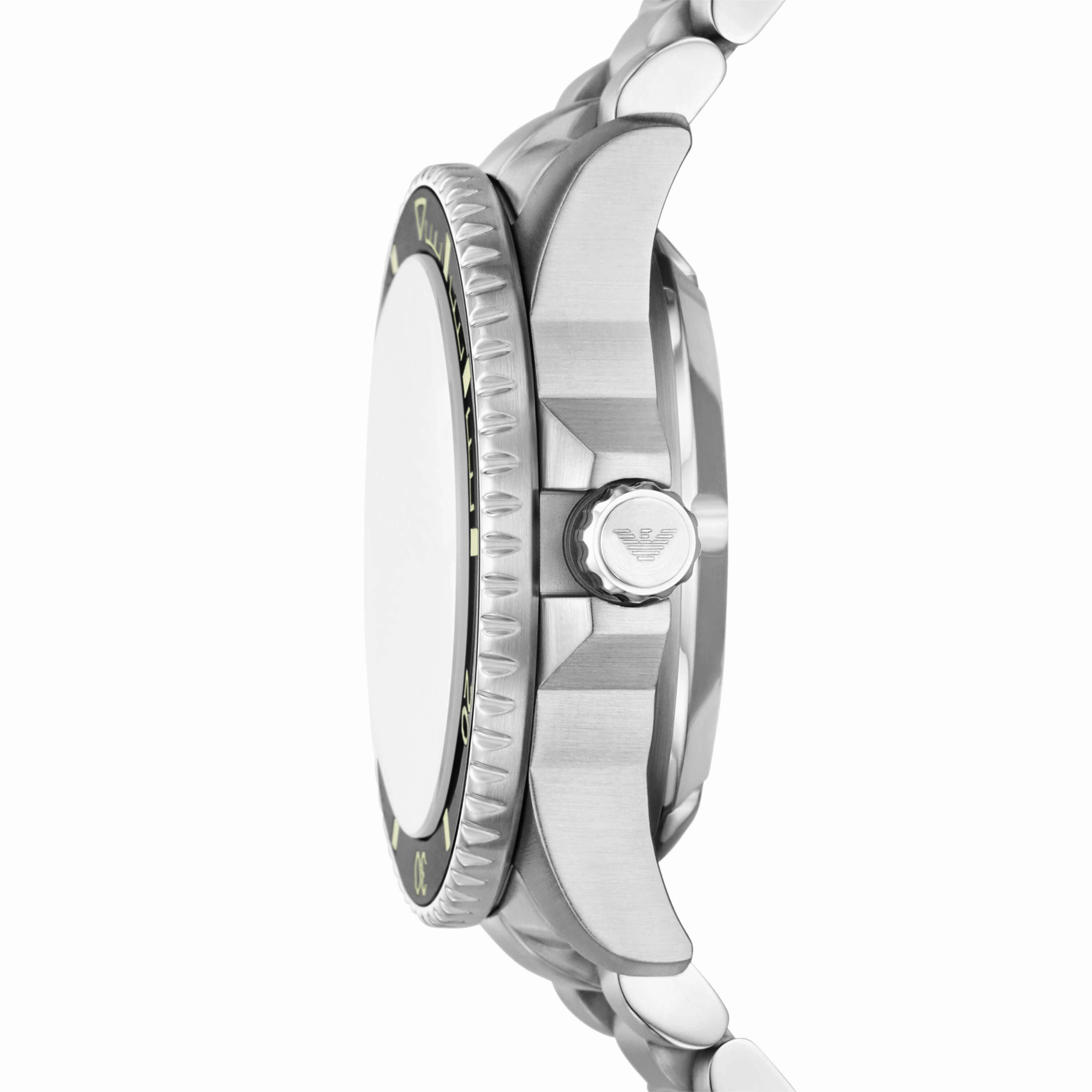 Emporio Armani Silver Tone Automatic Watch AR60083