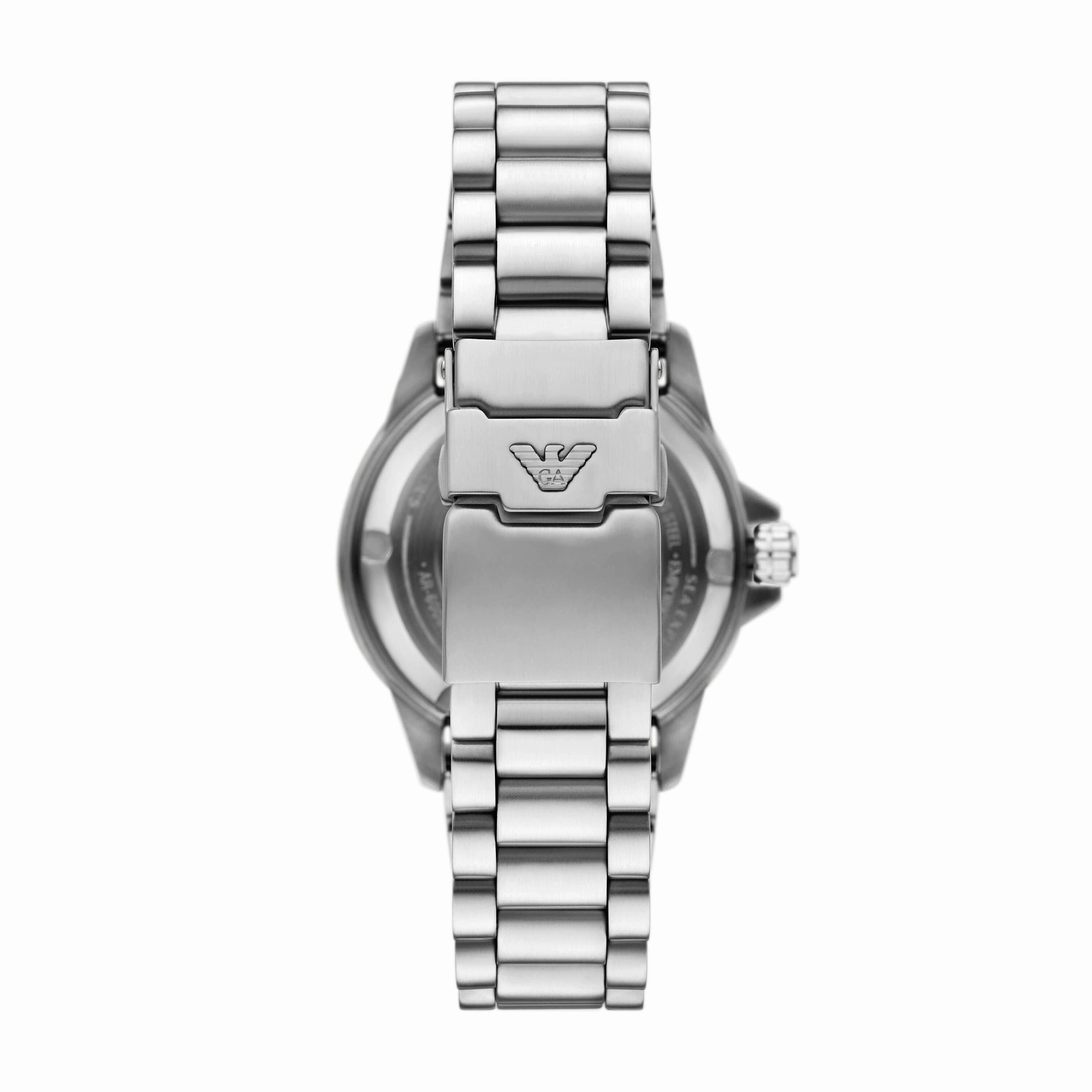 Emporio Armani Silver Tone Automatic Watch AR60083