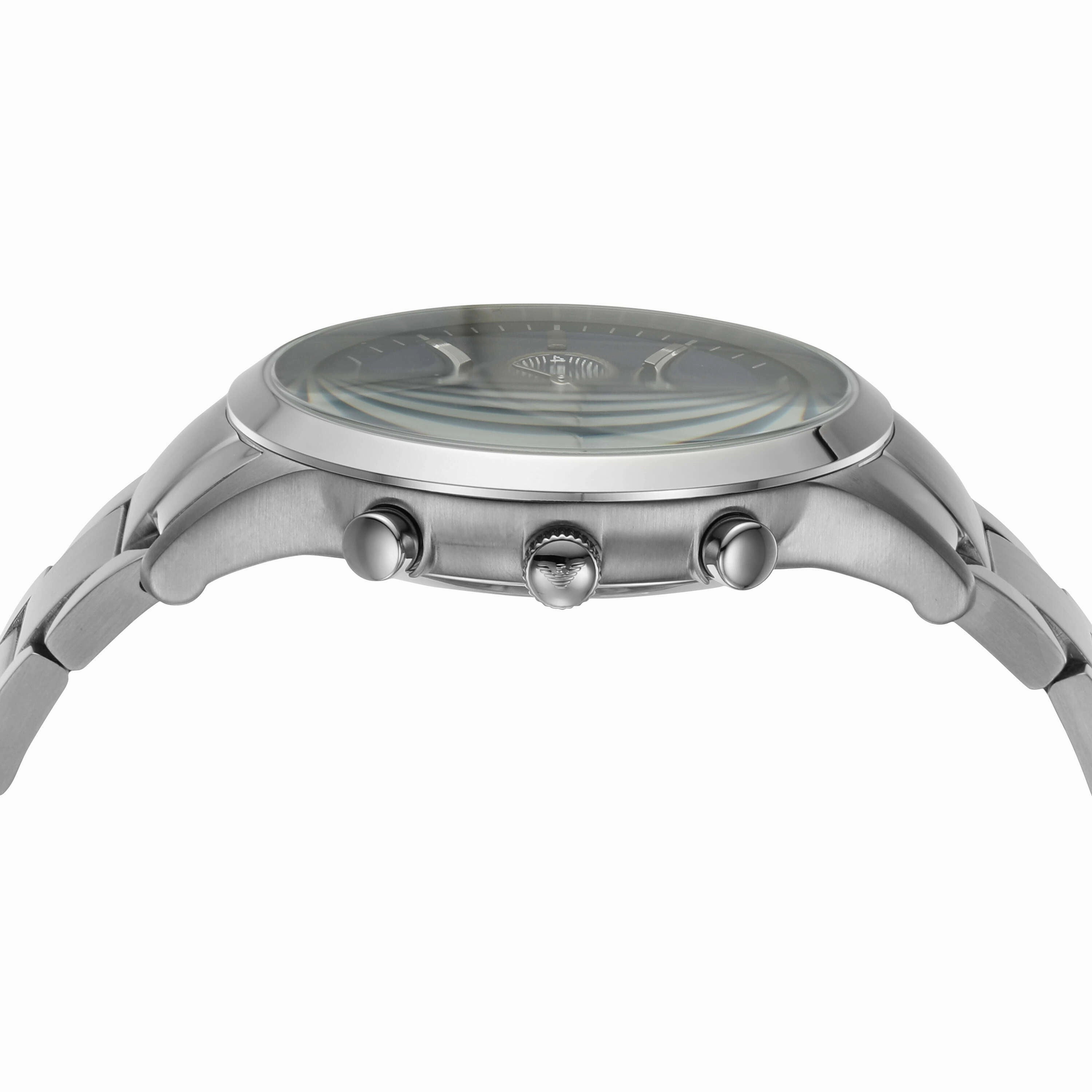 Emporio Armani Silver Tone Chronograph Watch AR2448