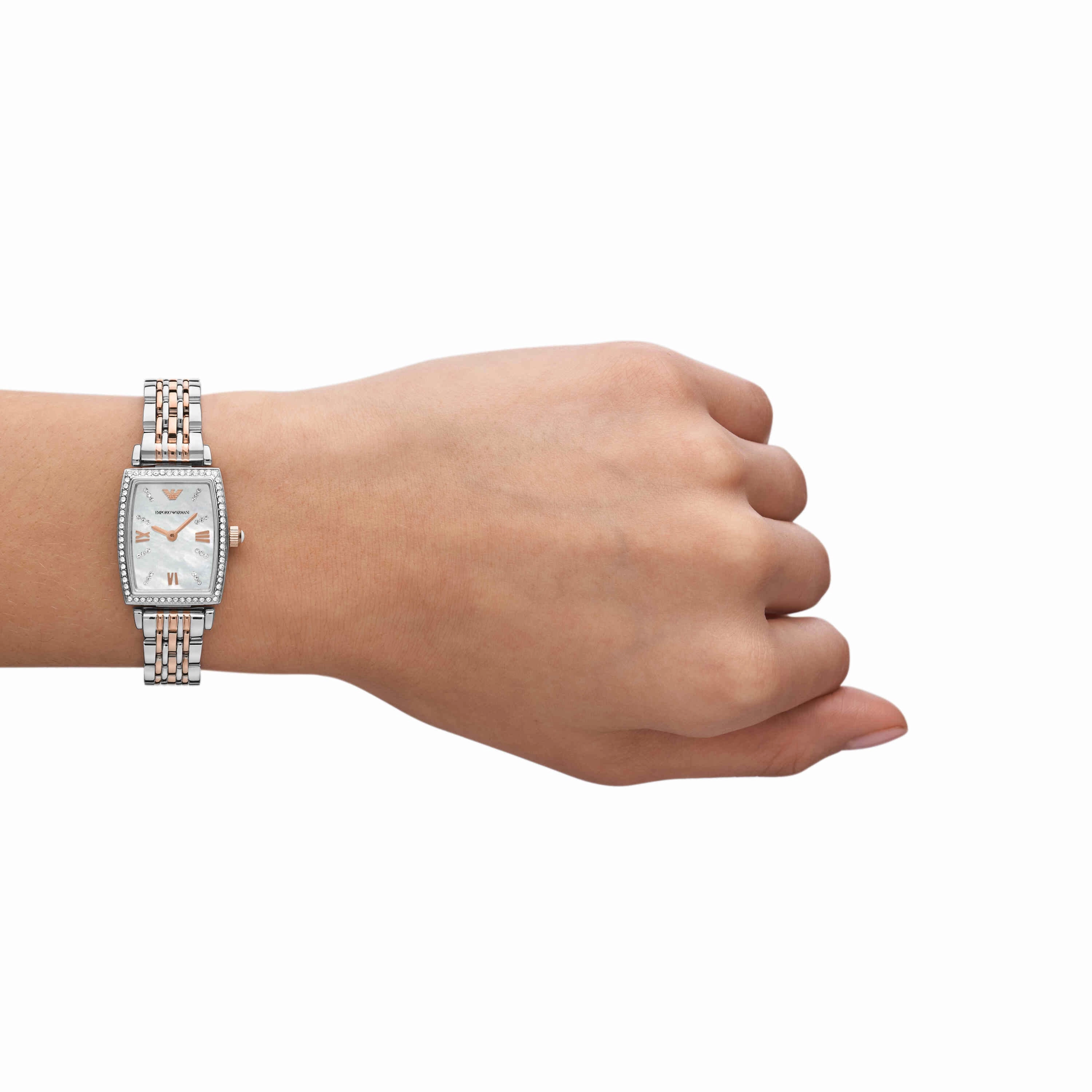 Emporio Armani  Two Tone Analogue Watch AR11519