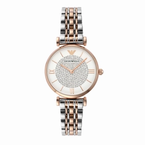 Emporio Armani Two Tone Analogue Watch AR1926