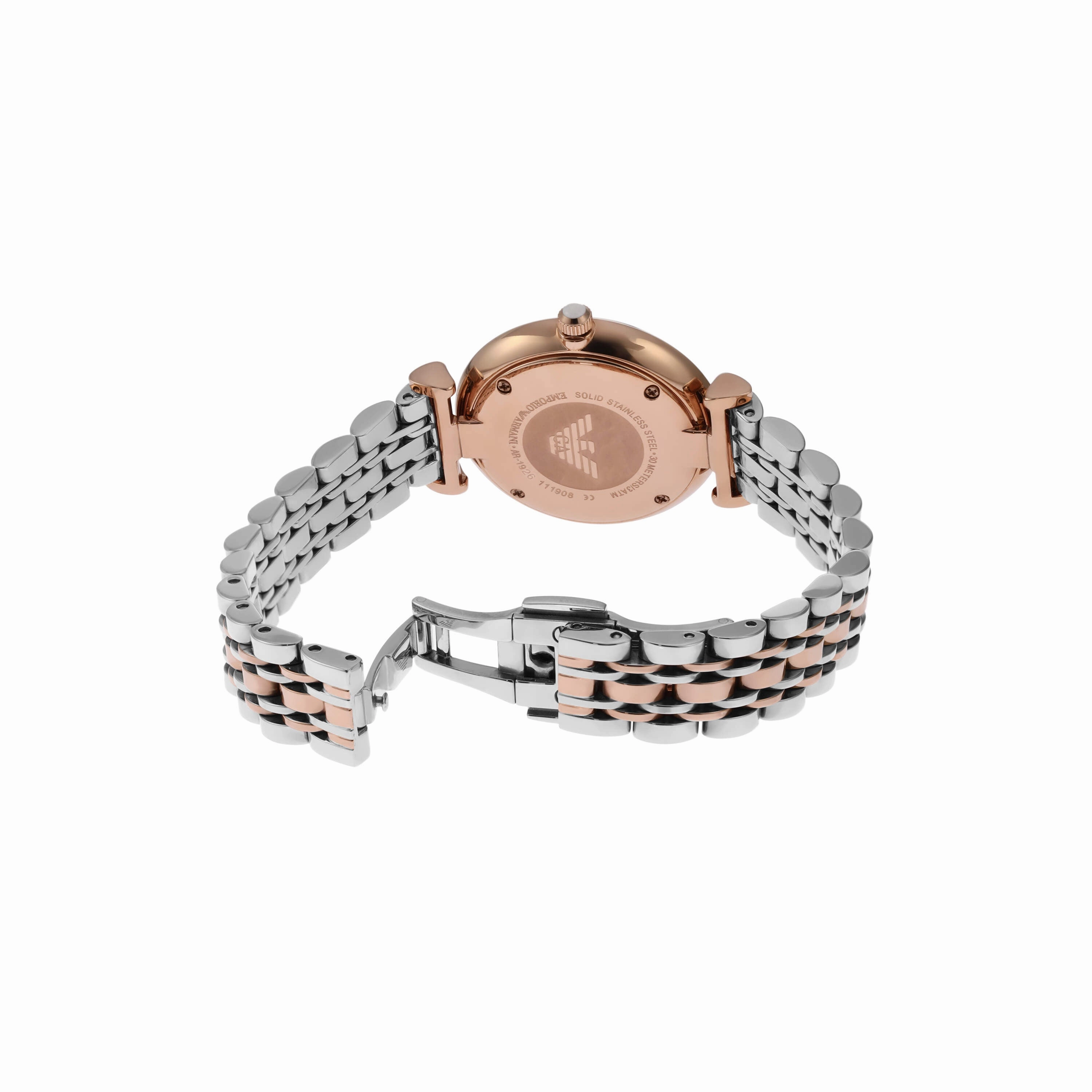 Emporio Armani Two Tone Analogue Watch AR1926