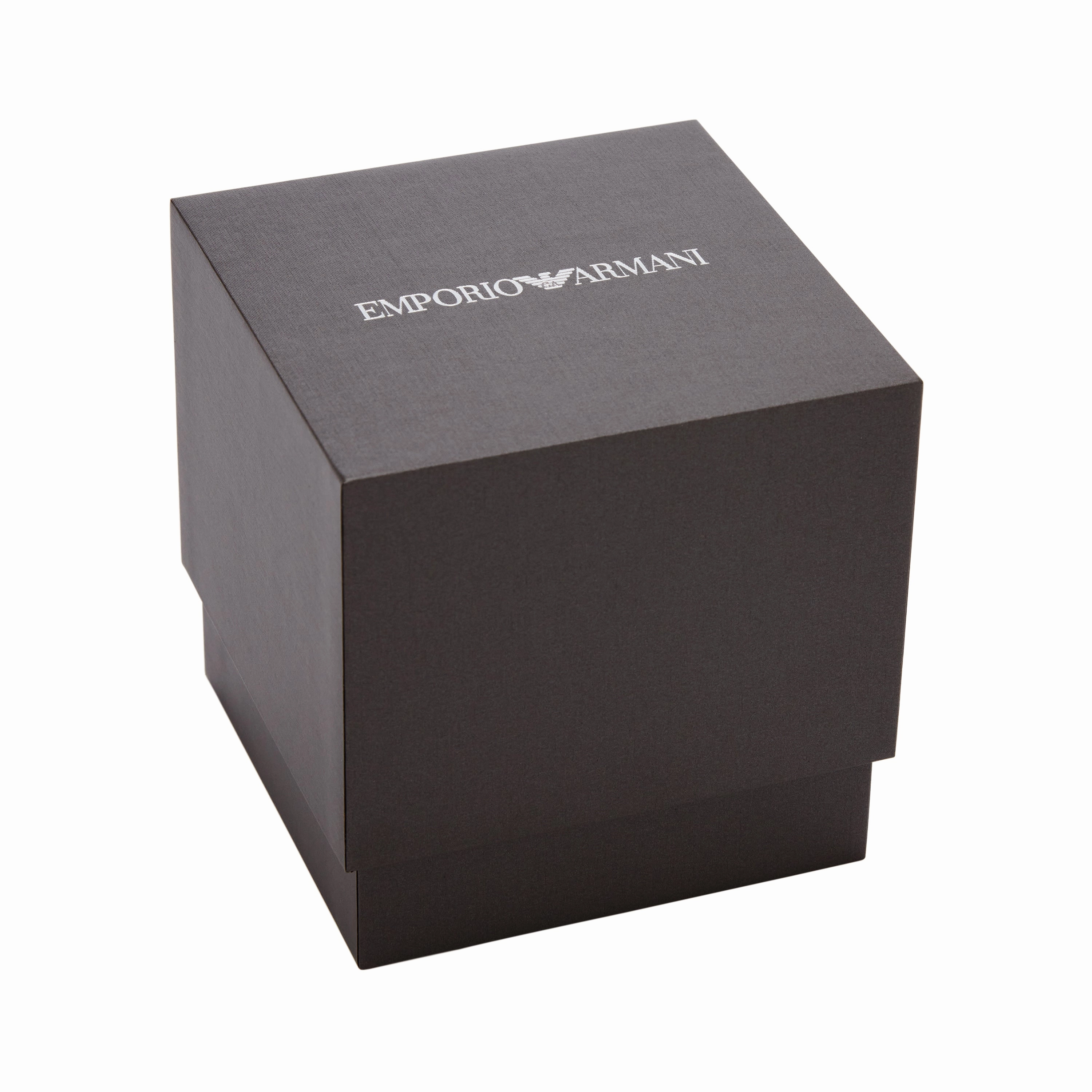 Emporio Armani World Explorer Solar Black Dial Stainless Steel Watch AR11680
