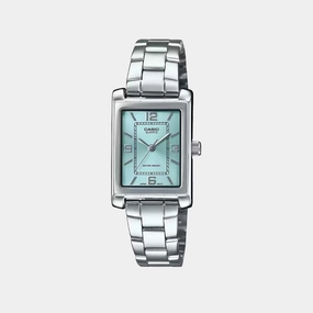 Enticer Women Blue Dial Analog Stainless Steel Watch LTP-1234DD-2ADF - A2354