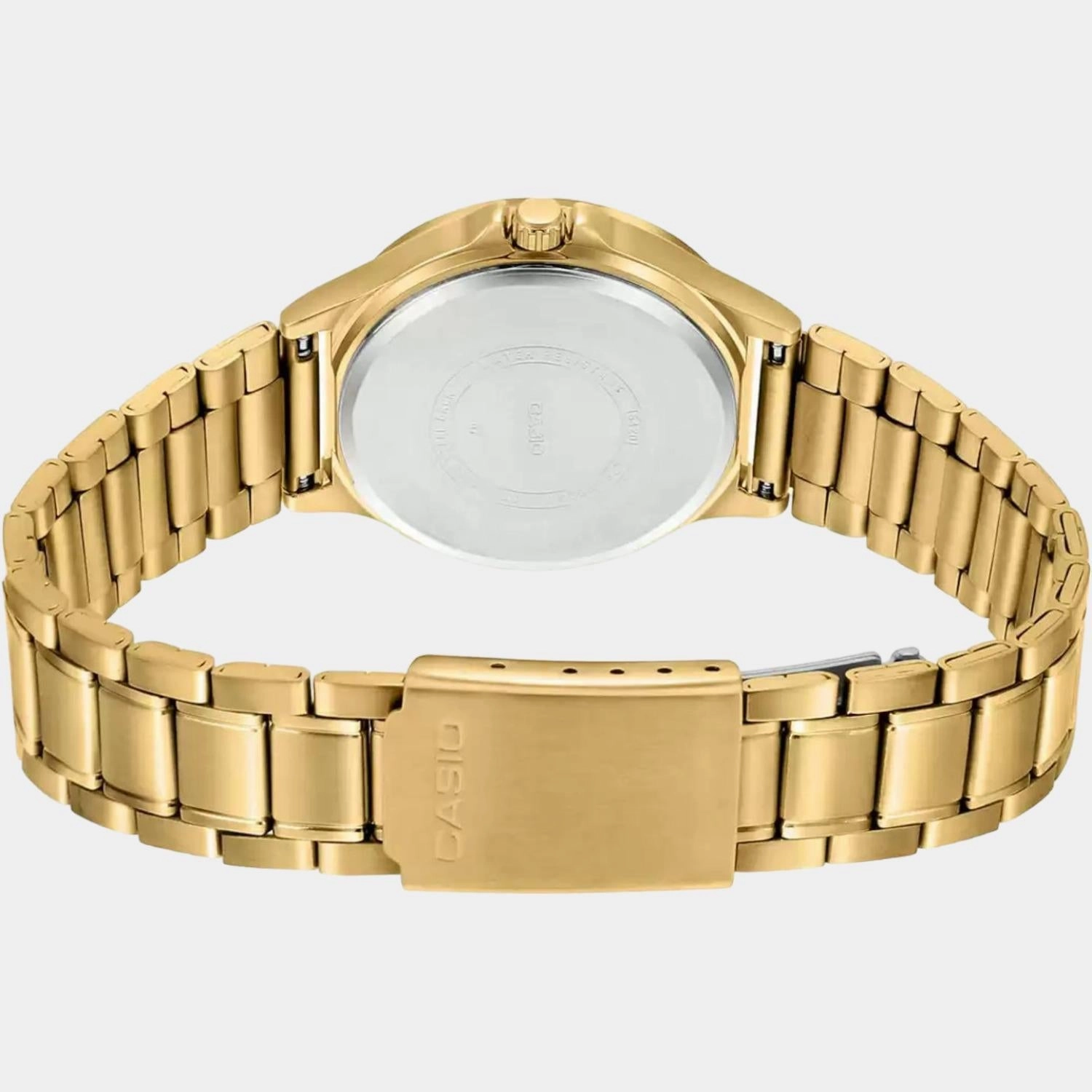 Enticer Women Gold Chronograph Stainless Steel Watch A1914 - LTP-V300G-1AUDF A1914