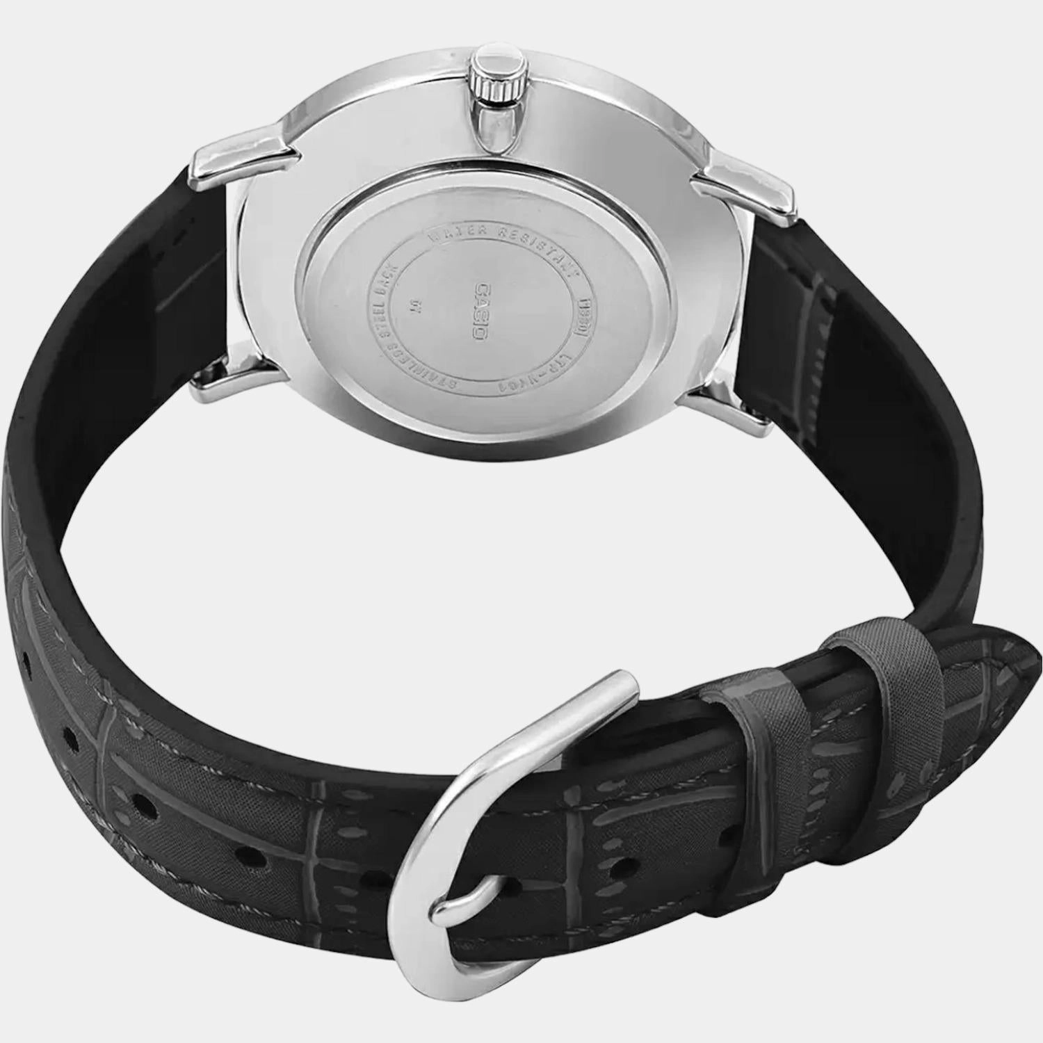 Enticer Women's Analog Leather Watch A1627 - LTP-VT01L-7B1UDF