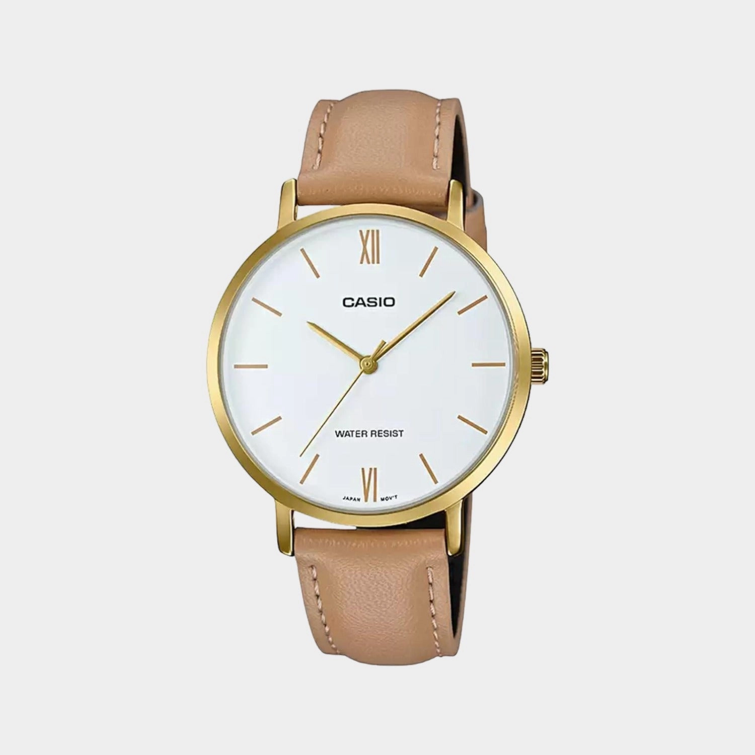 Enticer Women's Analog Leather Watch A1786 - LTP-VT01GL-7BUDF