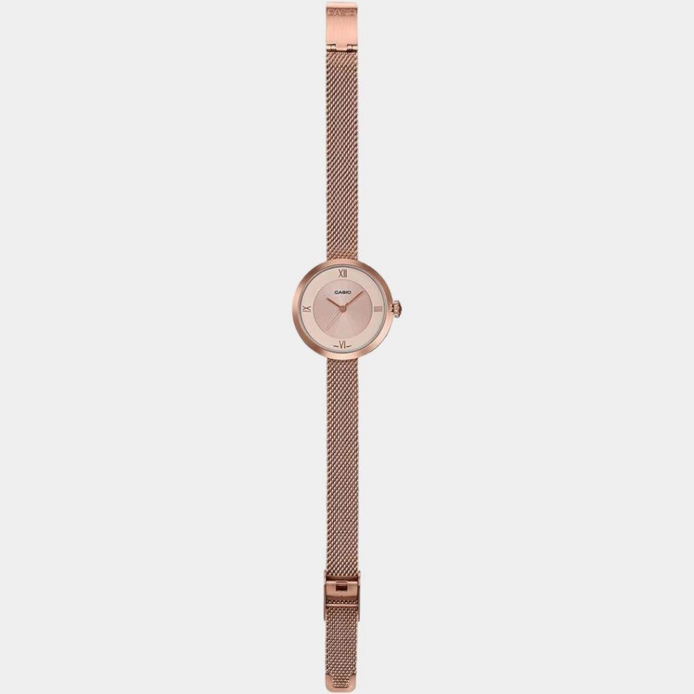 Enticer Women's Analog Stainless Steel Watch A1852 - LTP-E154MPG-4ADF