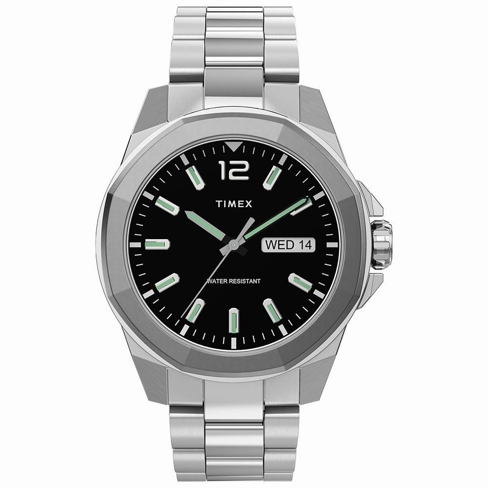 Essex Avenue Day-Date 44mm Stainless Steel Band