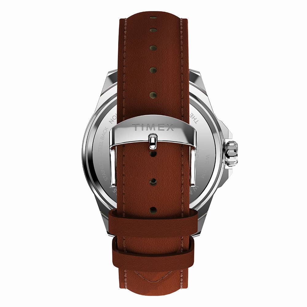 Essex Avenue Day-Date 46mm Leather Band