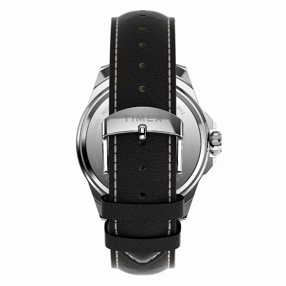 Essex Avenue Day-Date 46mm Leather Band