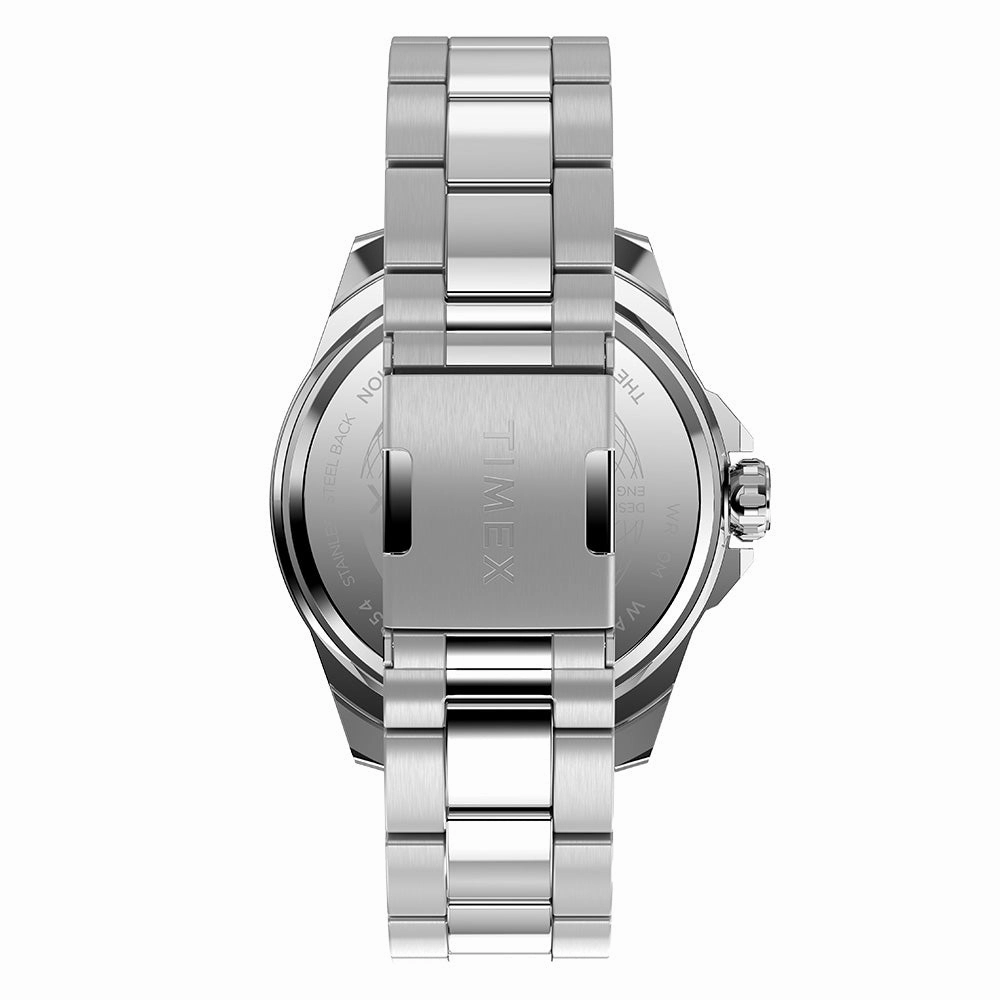 Essex Avenue Day-Date 46mm Stainless Steel Band