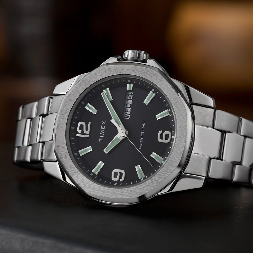 Essex Avenue Day-Date 46mm Stainless Steel Band