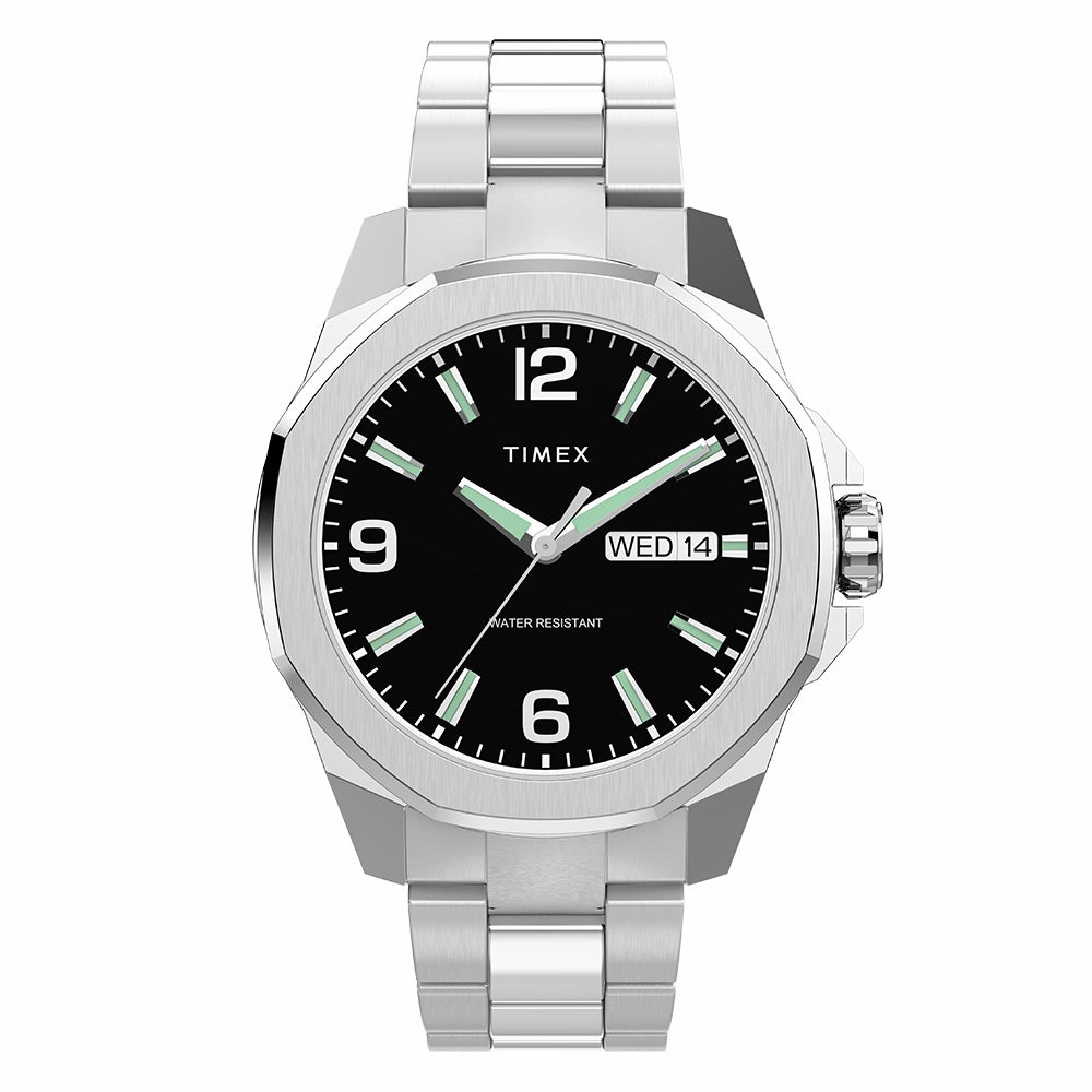 Essex Avenue Day-Date 46mm Stainless Steel Band