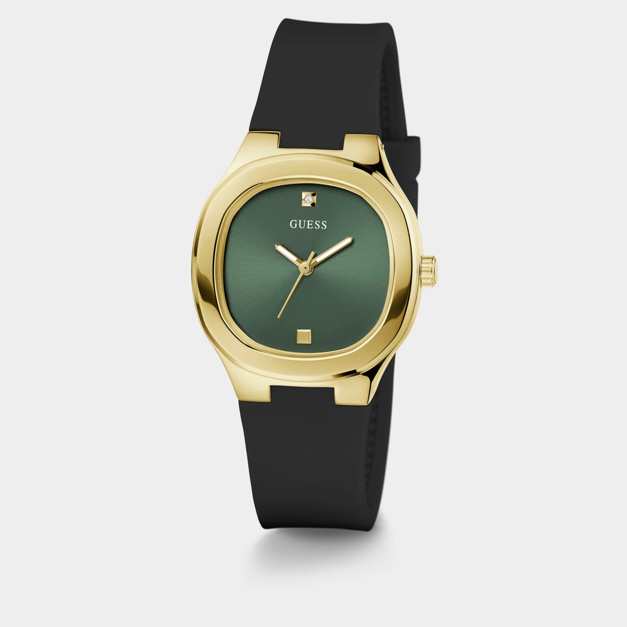 Eve Women's Green Analog Silicone Watch GW0658L1