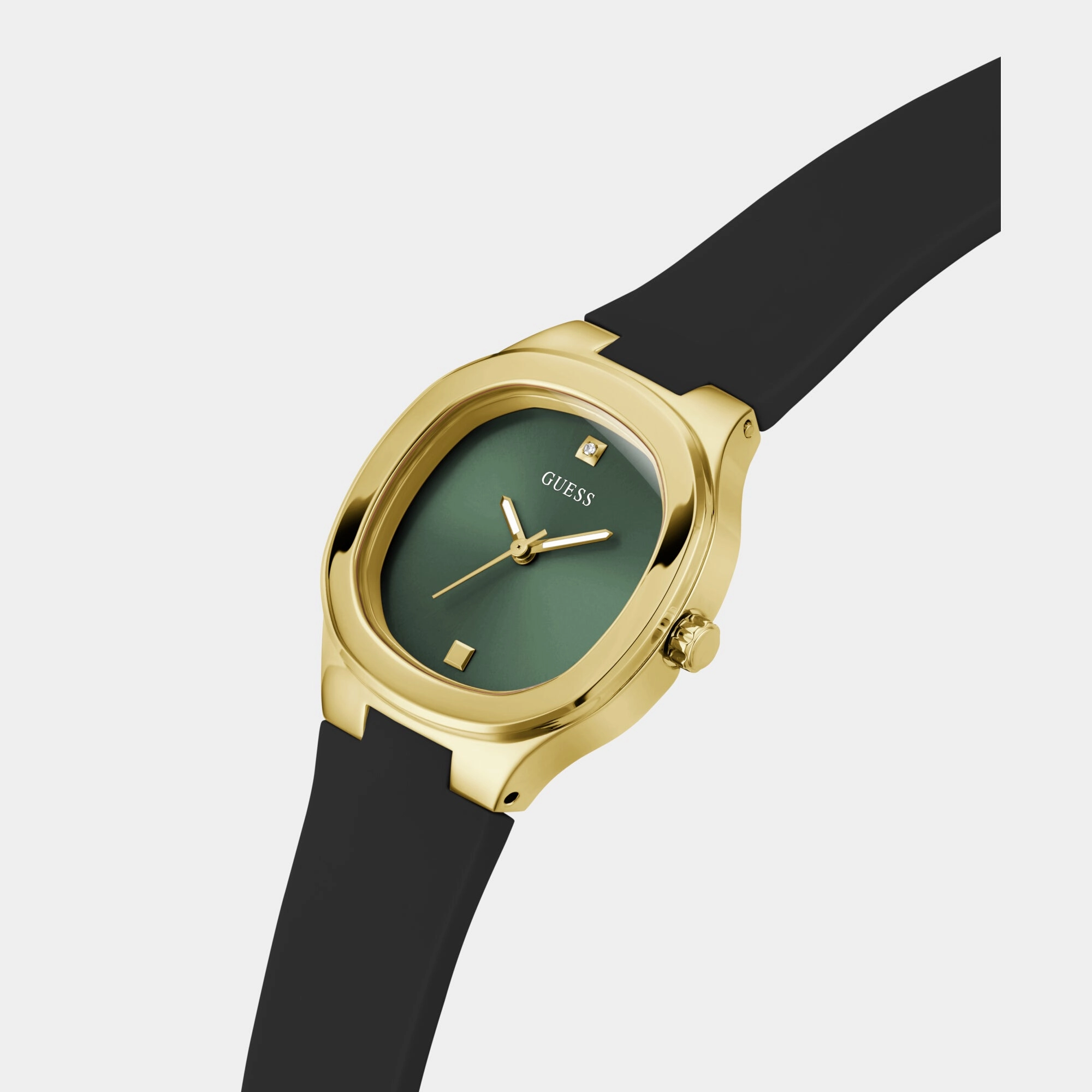 Eve Women's Green Analog Silicone Watch GW0658L1