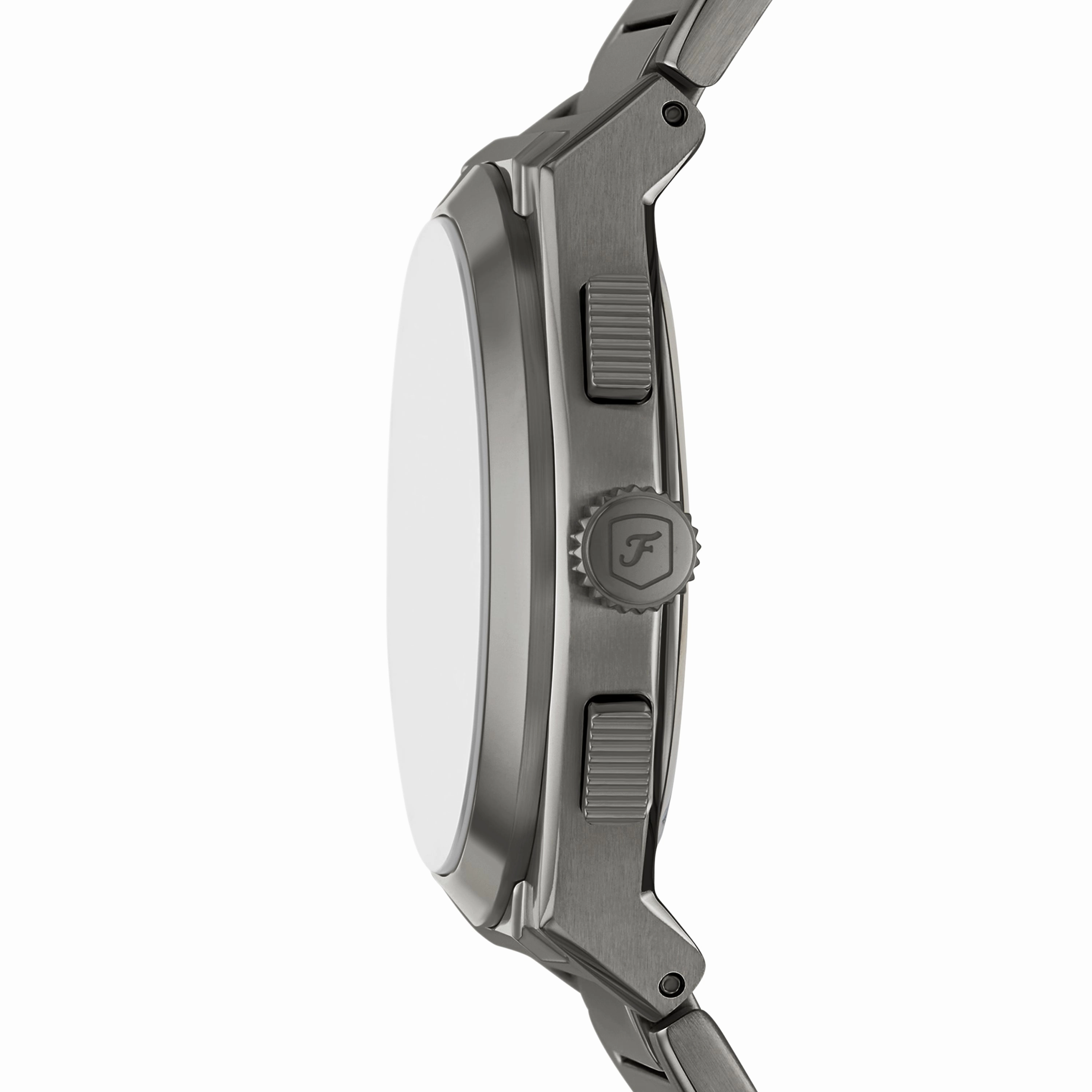Everett Chronograph Smoke Stainless Steel Watch