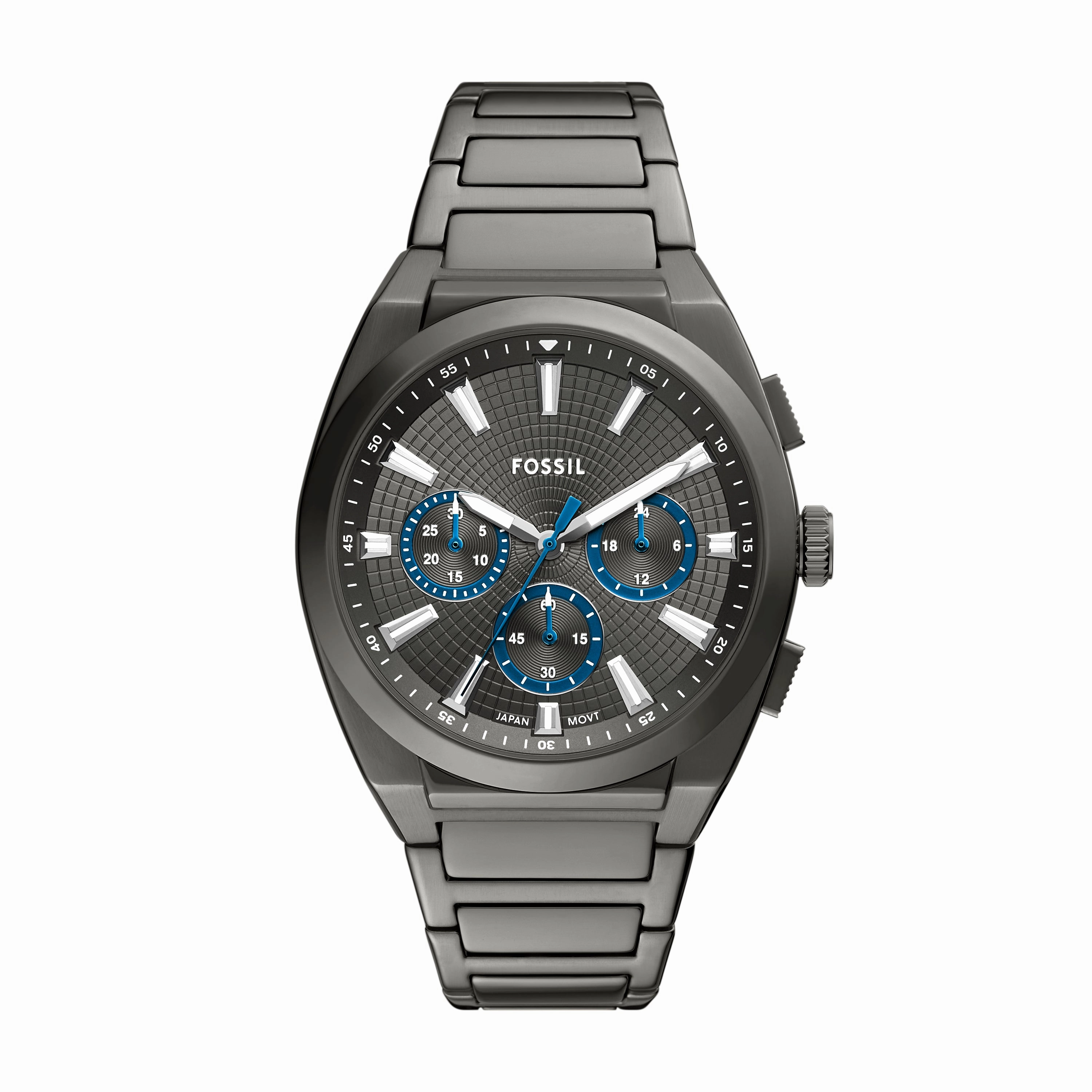Everett Chronograph Smoke Stainless Steel Watch