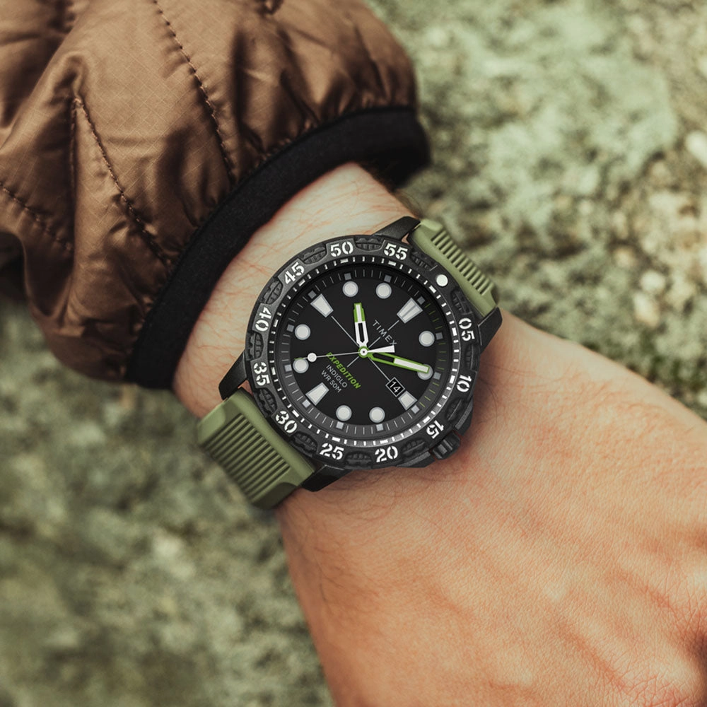 Expedition Gallatin Date 44mm Rubber Band