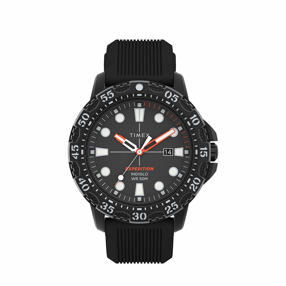 Expedition Gallatin Date 44mm Rubber Band