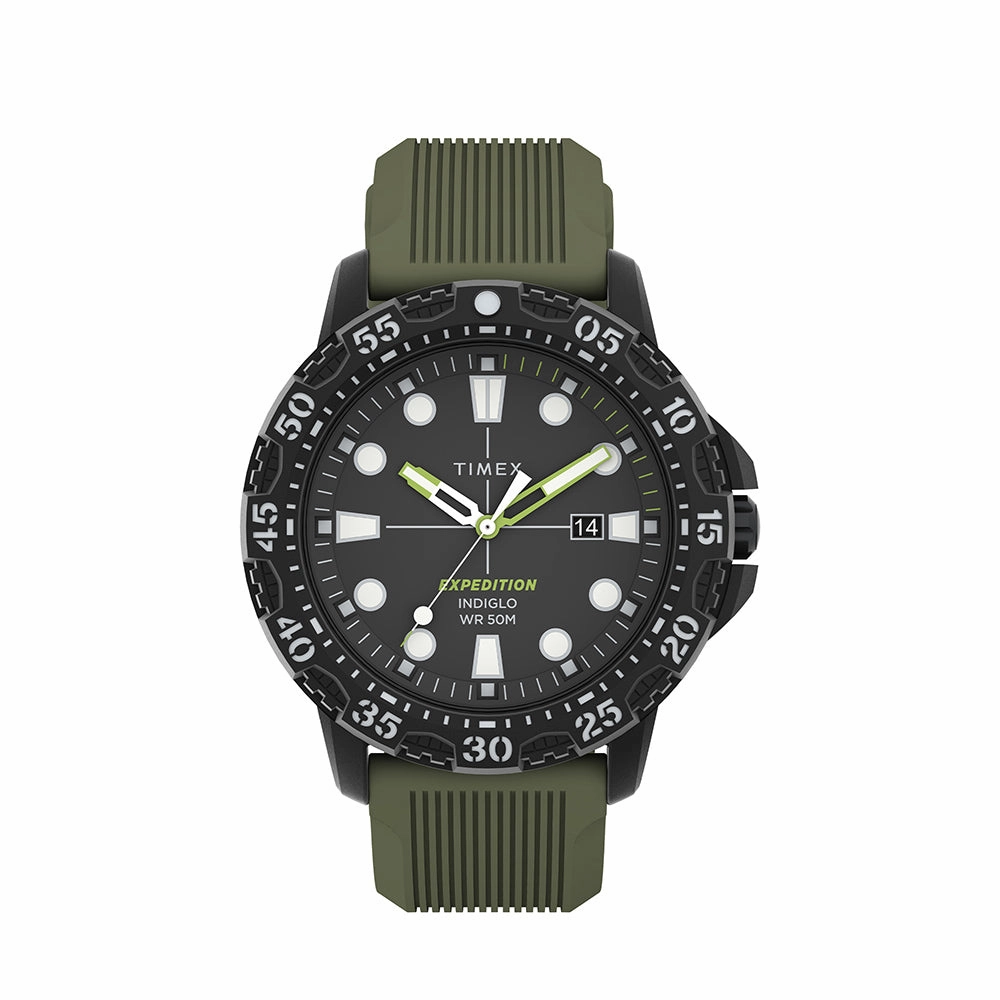 Expedition Gallatin Date 44mm Rubber Band